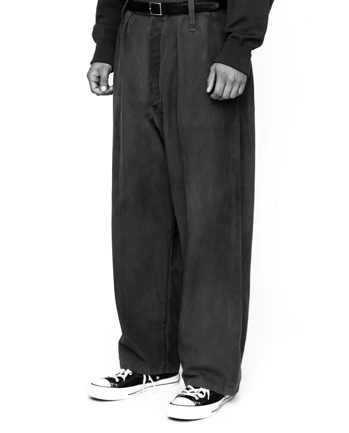 A.PRESSE Silk Cotton Casual Trousers