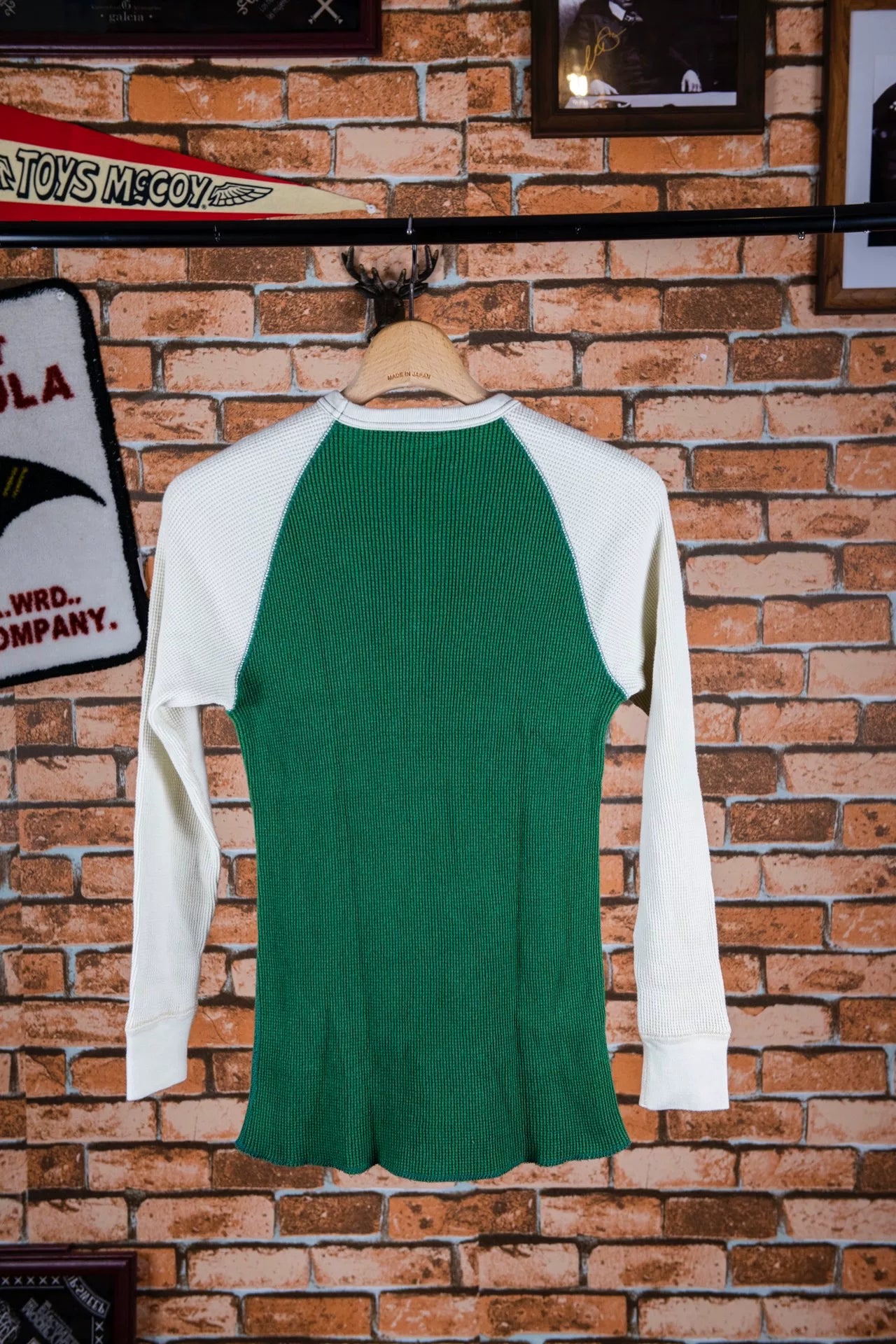 Freewheelers V-Neck Waffle Knit