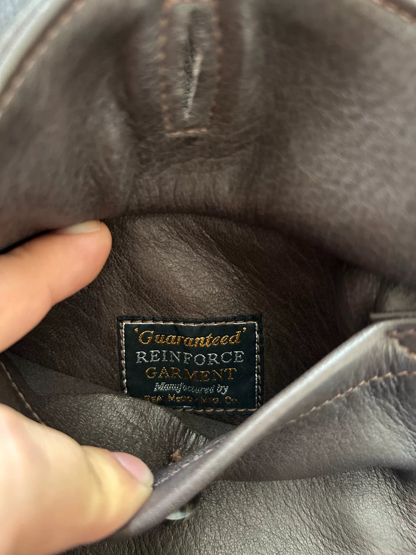 real mccoy A2 brown leather jacket