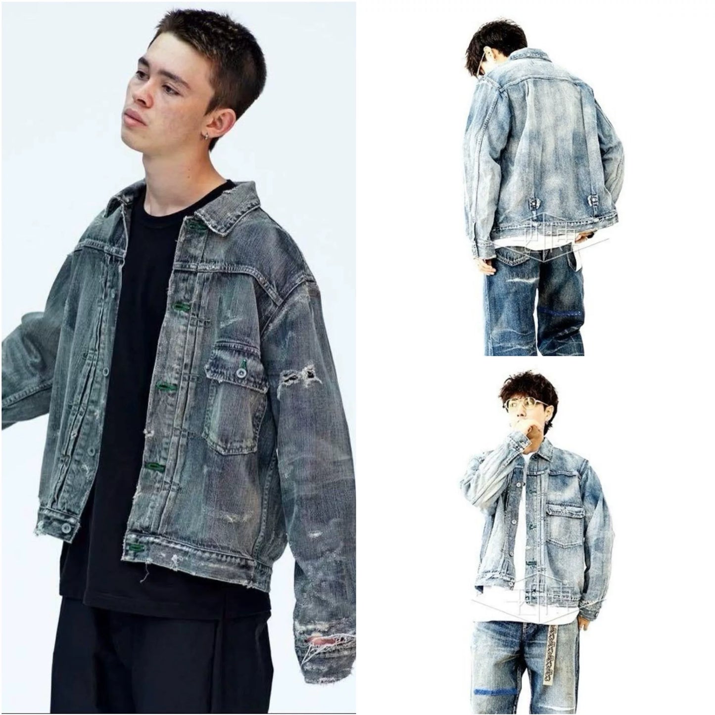 NEIGHBORHOOD SAVAGE STOCKMAN Washed Denim Jacket