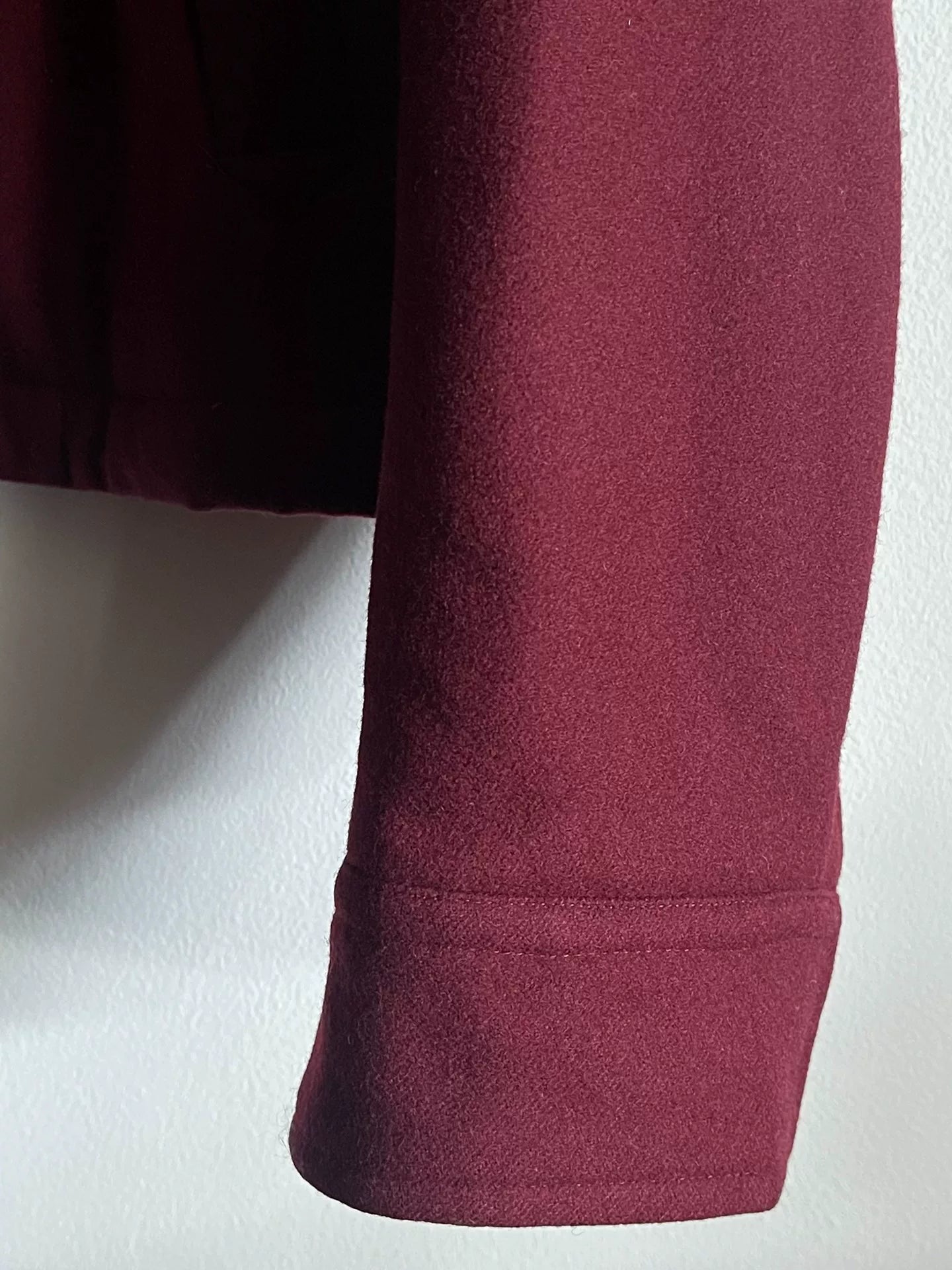 Dries Van Noten Wool Jacket in Burgundy