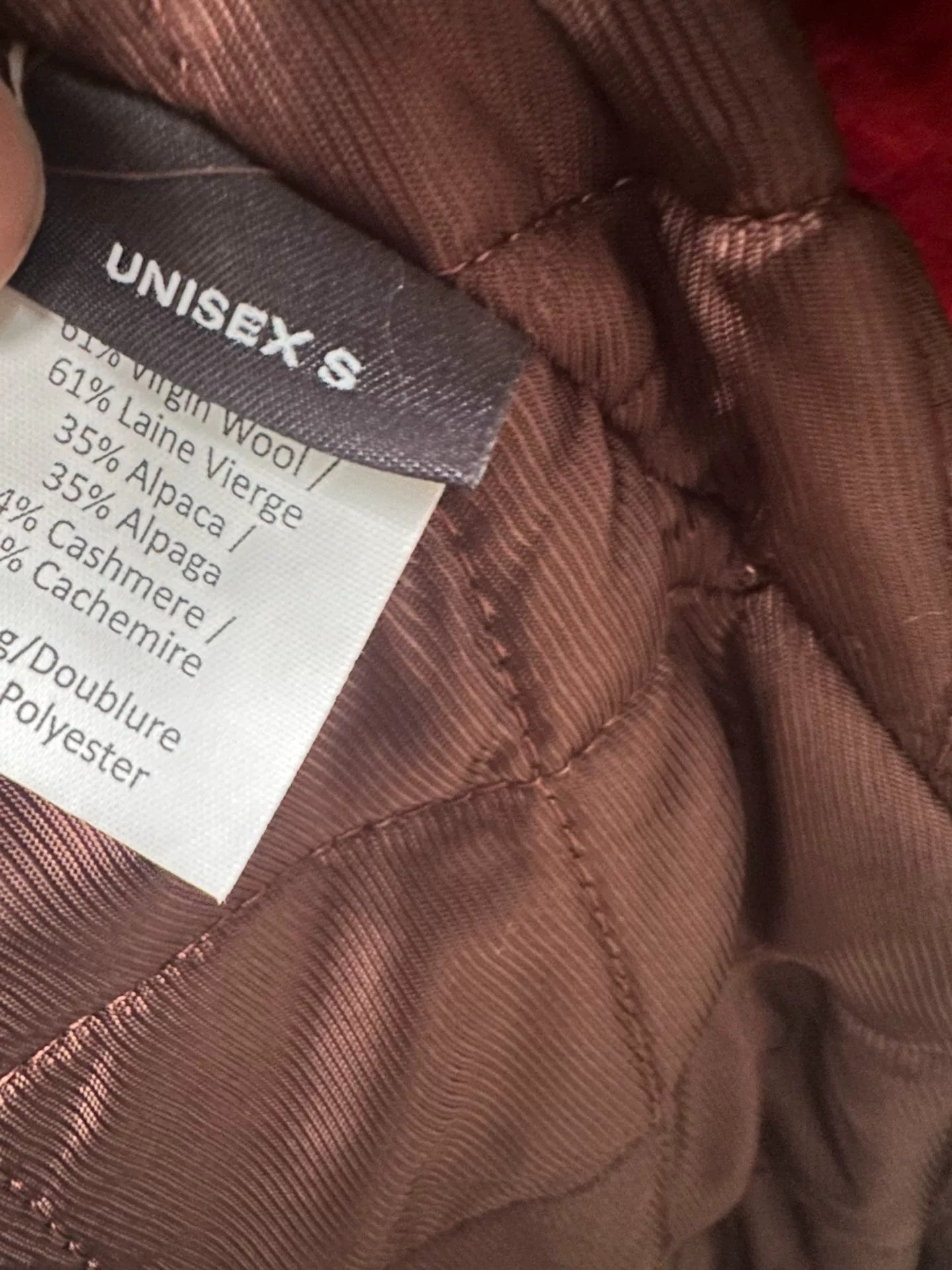 red long coat from Y/project