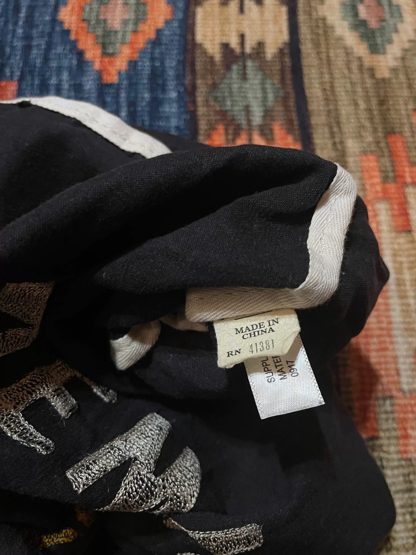 RRL Embroidered Tote Bag