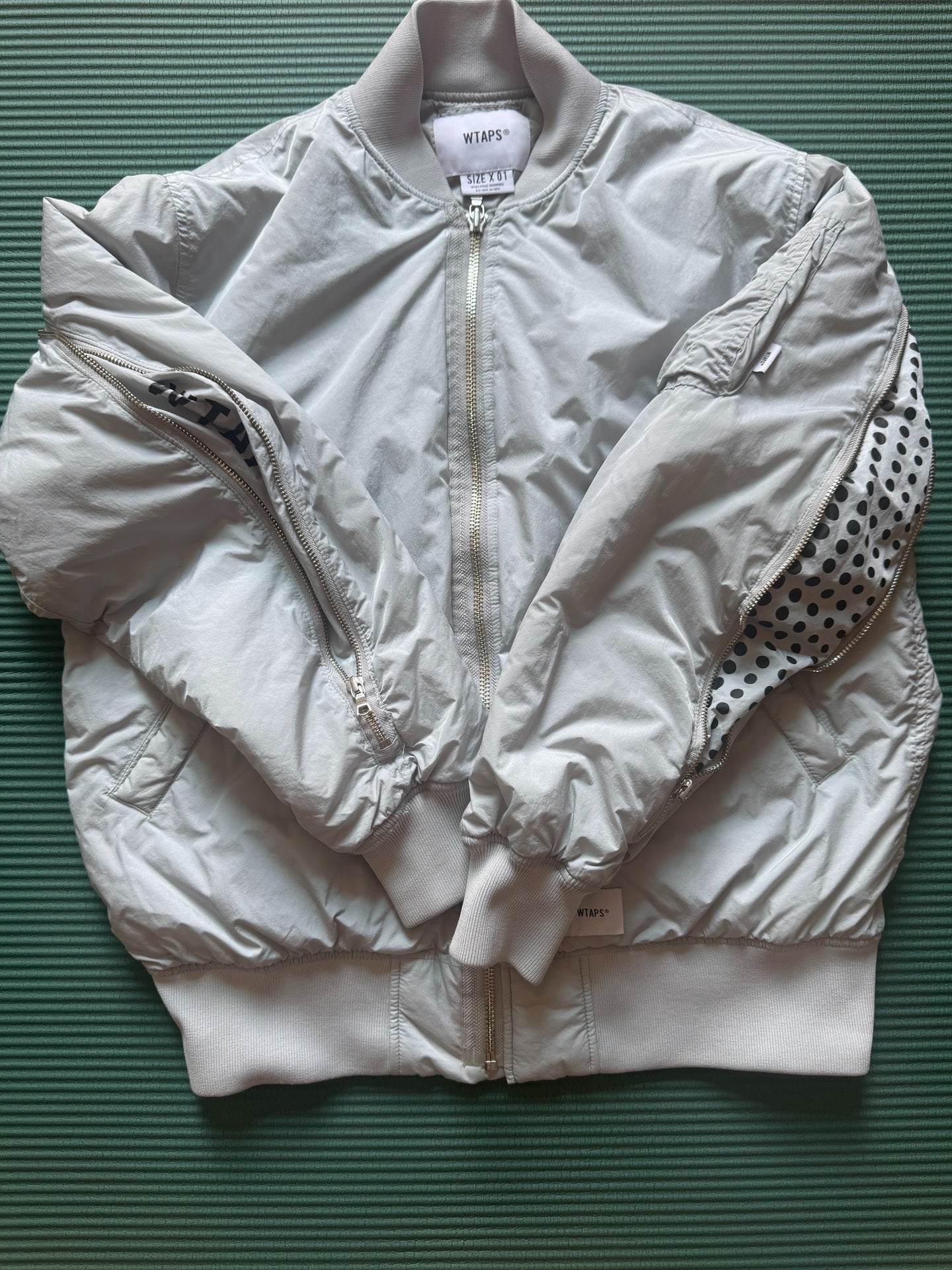 WTAPS 18AW EX37 Nylon Taffeta Pilot Jacket