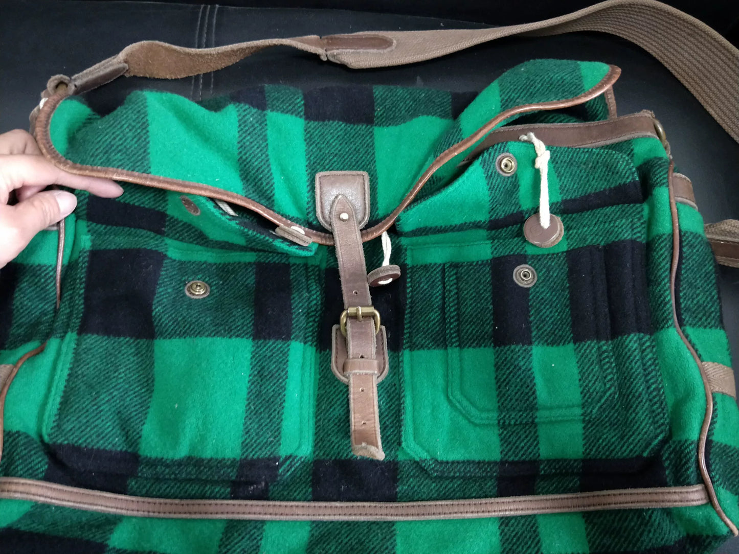 RRL Vintage Wool Crossbody Bag