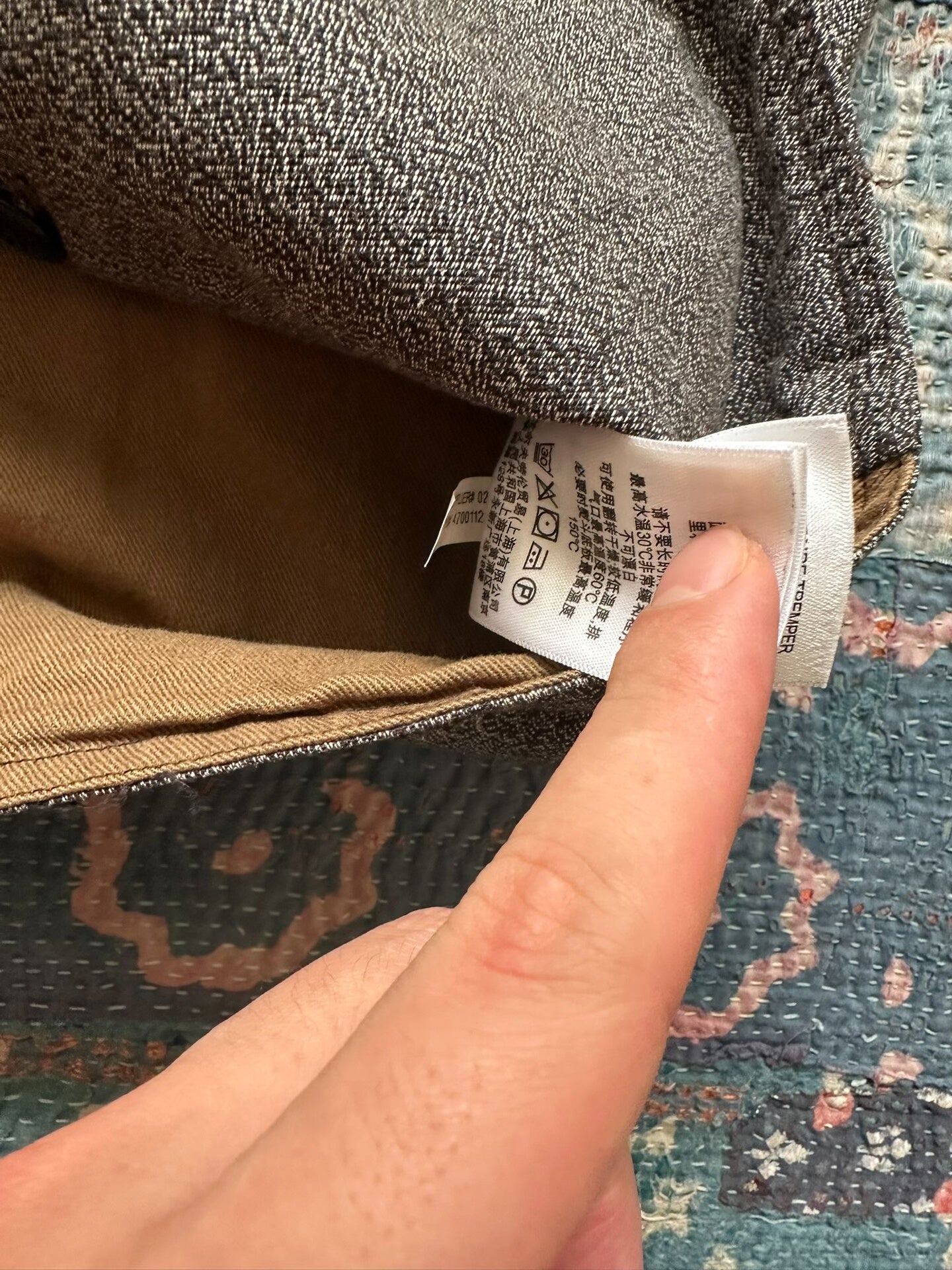 gray rrl pepper salt vest size M