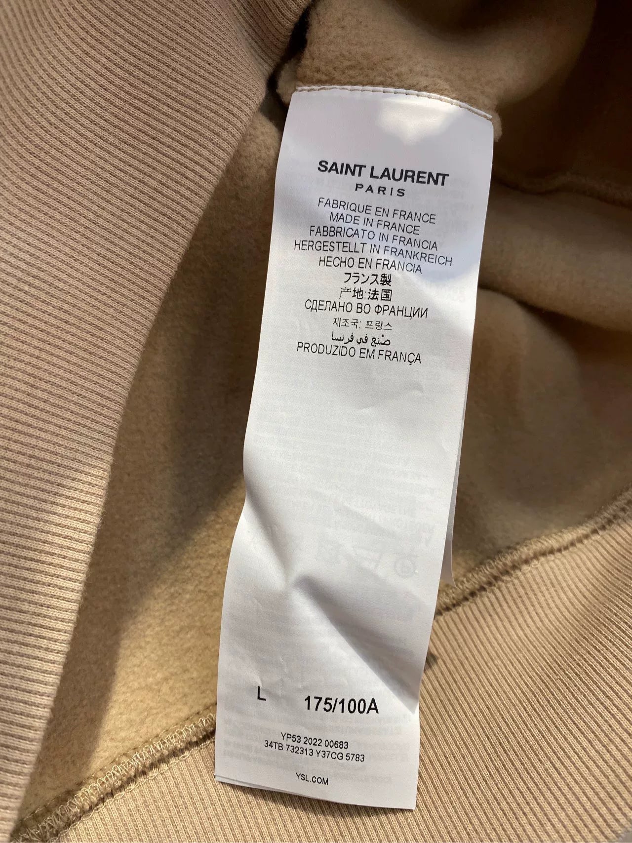 Saint Laurent Color-Block Hoodie