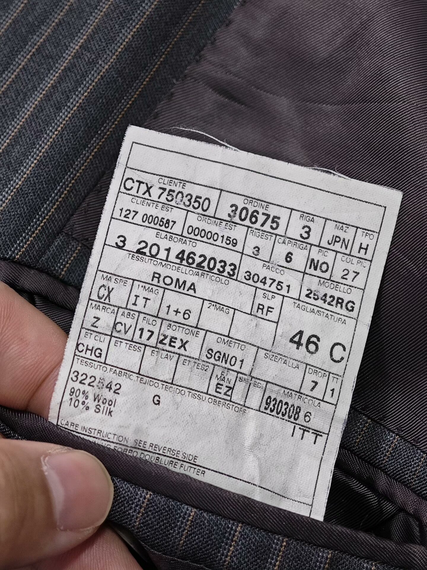 Zegna Wool Silk Linen Blazer