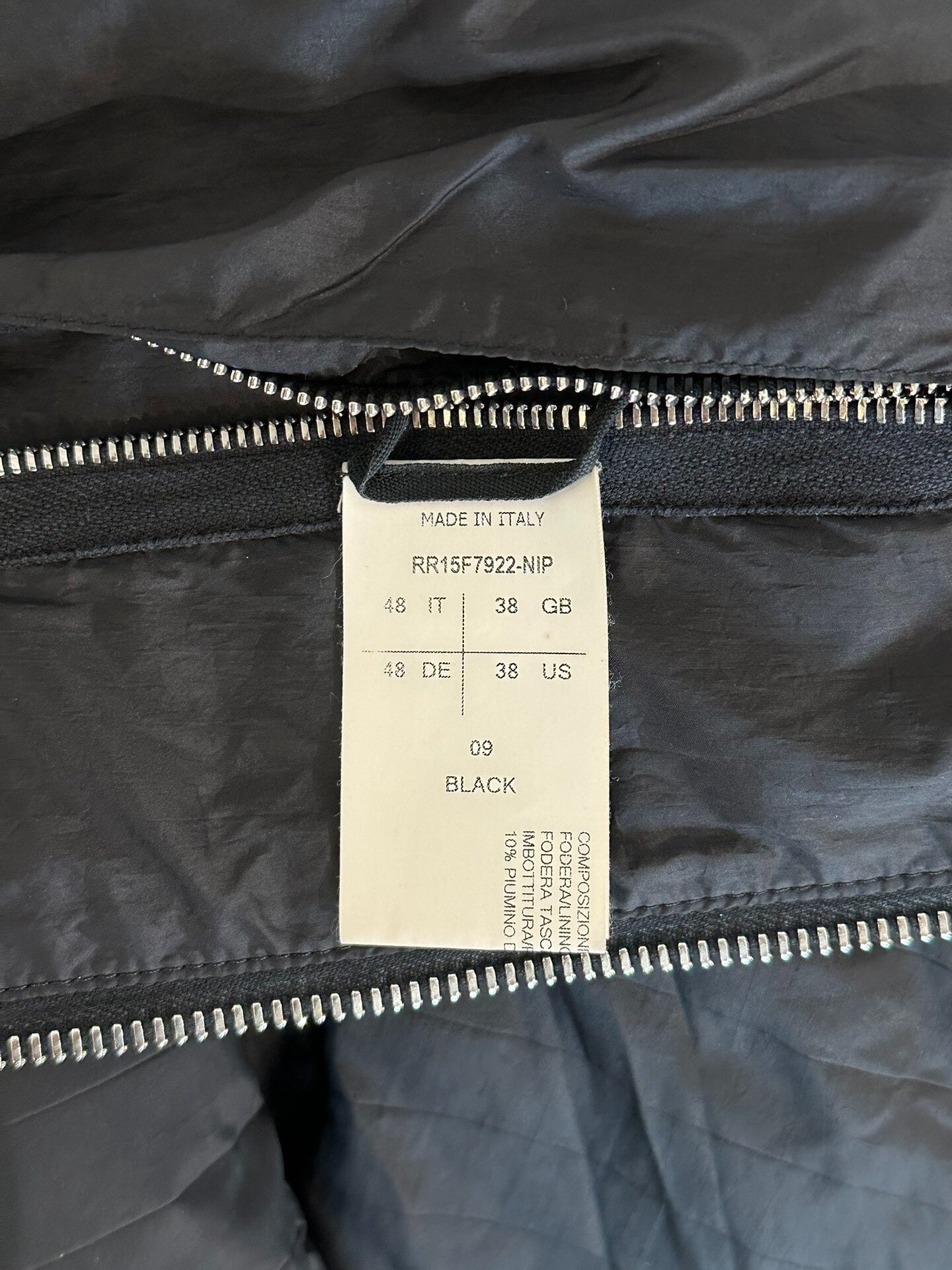 Rick Owens Mainline Mid-Length Hooded Cotton Jacket