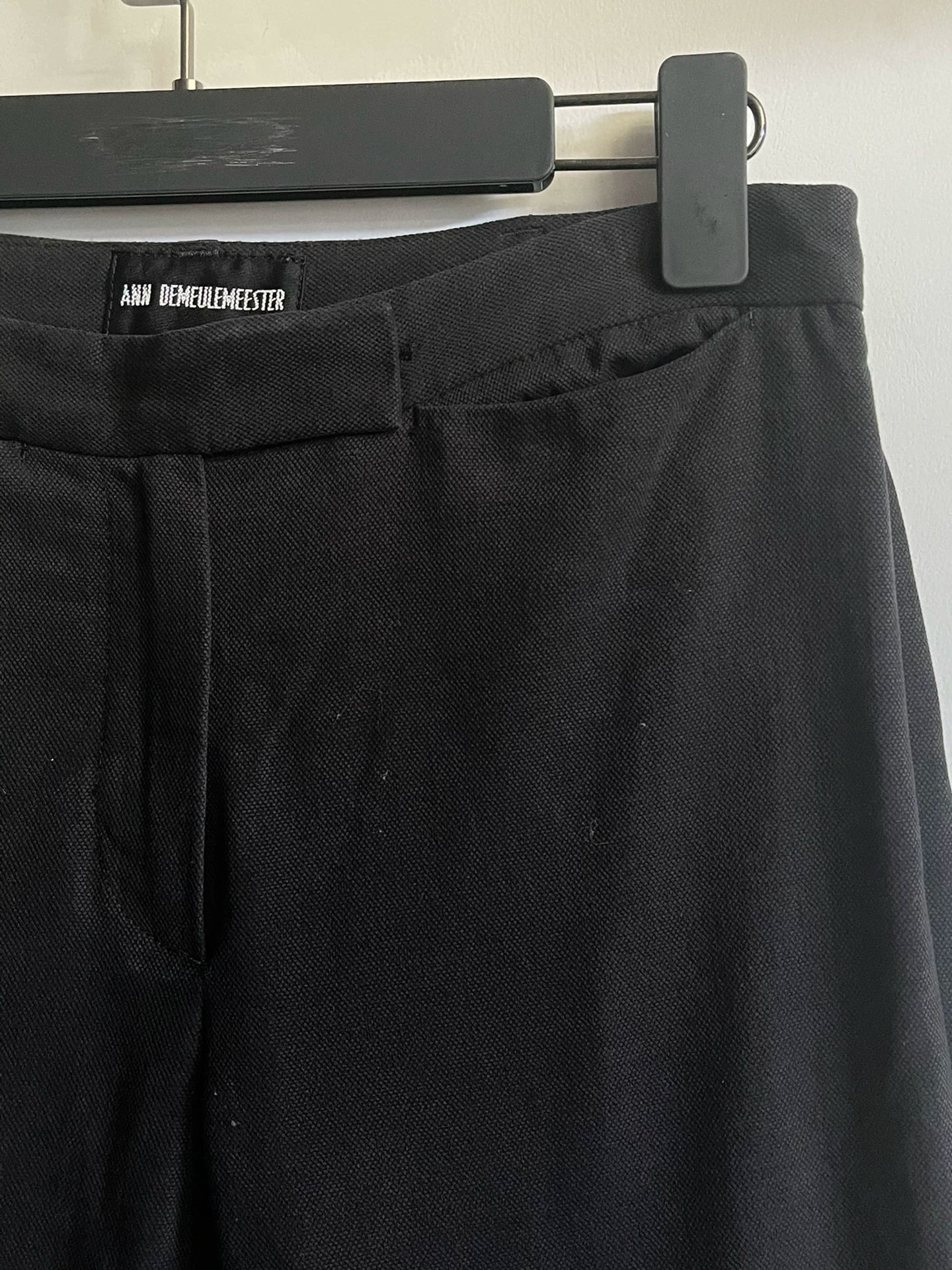 Ann Demeulemeester Black Riding Pants