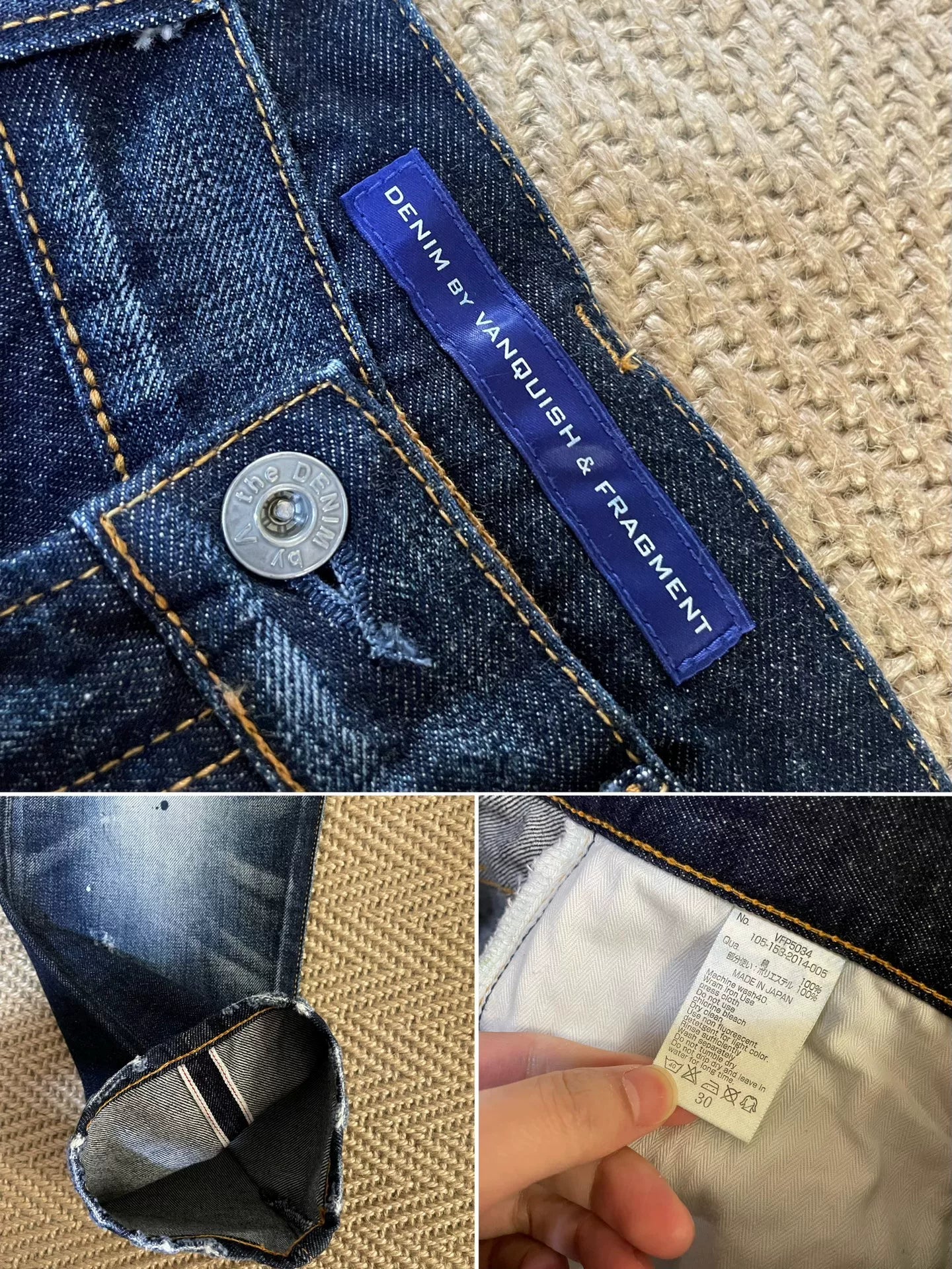 Vanquish Fragment Denim Lightning Jeans