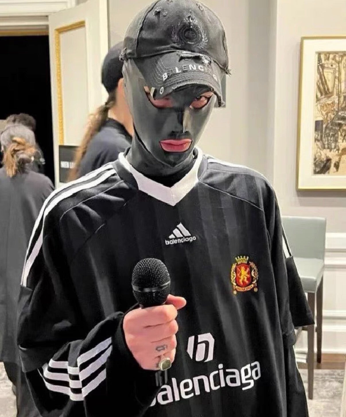 Balenciaga Distressed Duckbill Cap