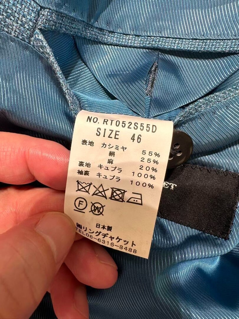 elegant cashmere blend single-breasted blazer