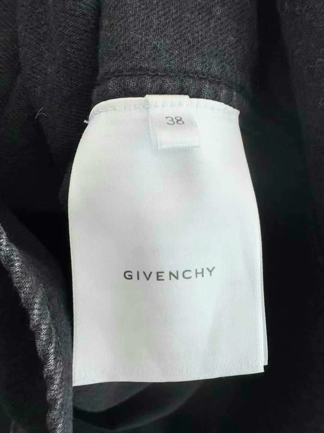 Givenchy Black Star Denim Shirt Size 38