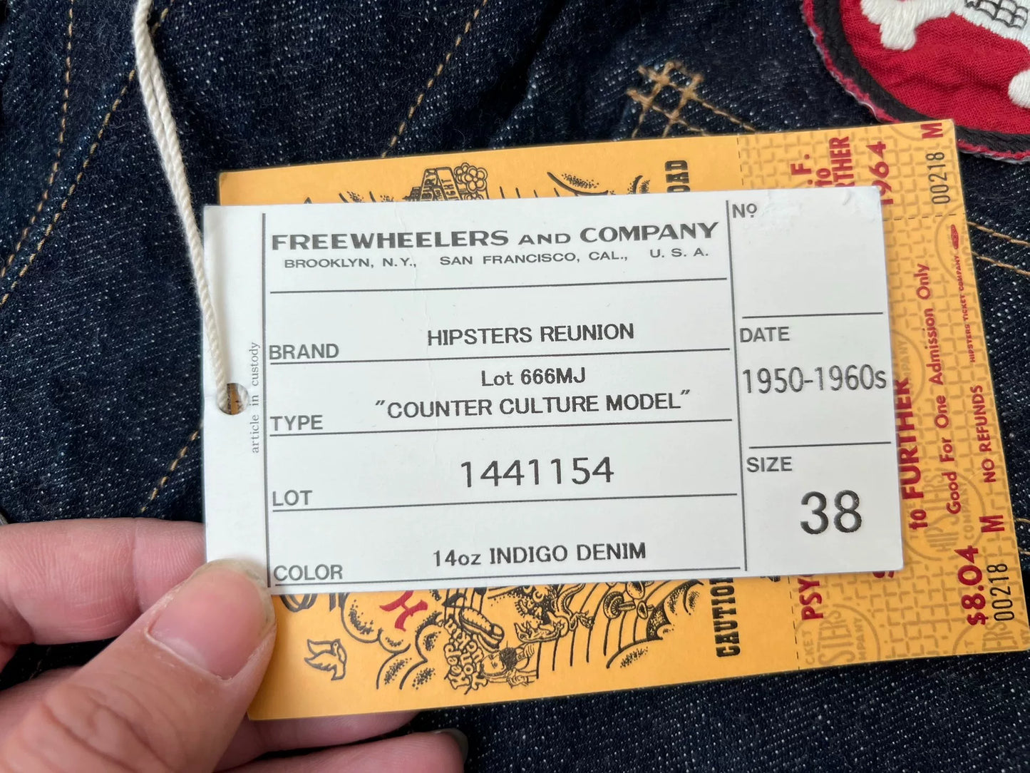 Freewheelers Denim Jacket Model 666MJ
