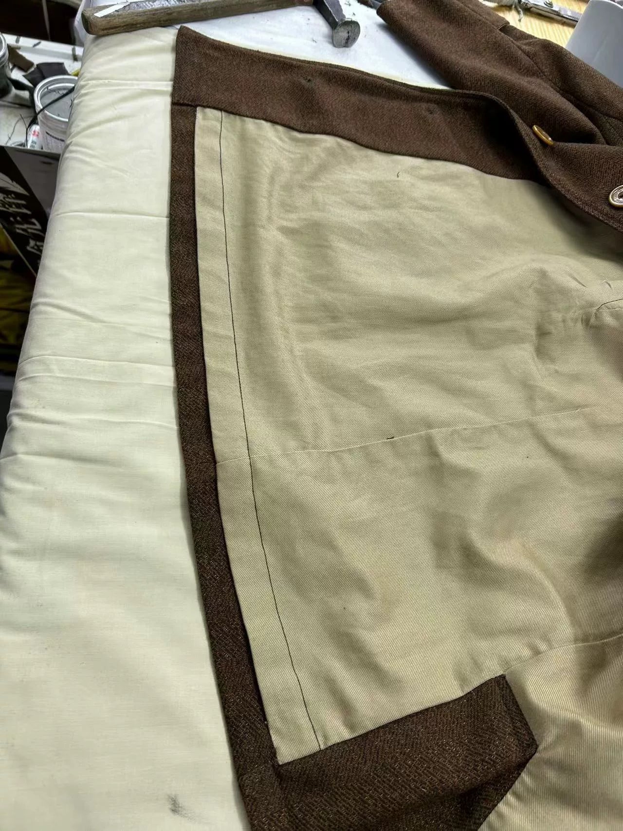 Freewheelers Bangor Wool Coat Brown Size 36