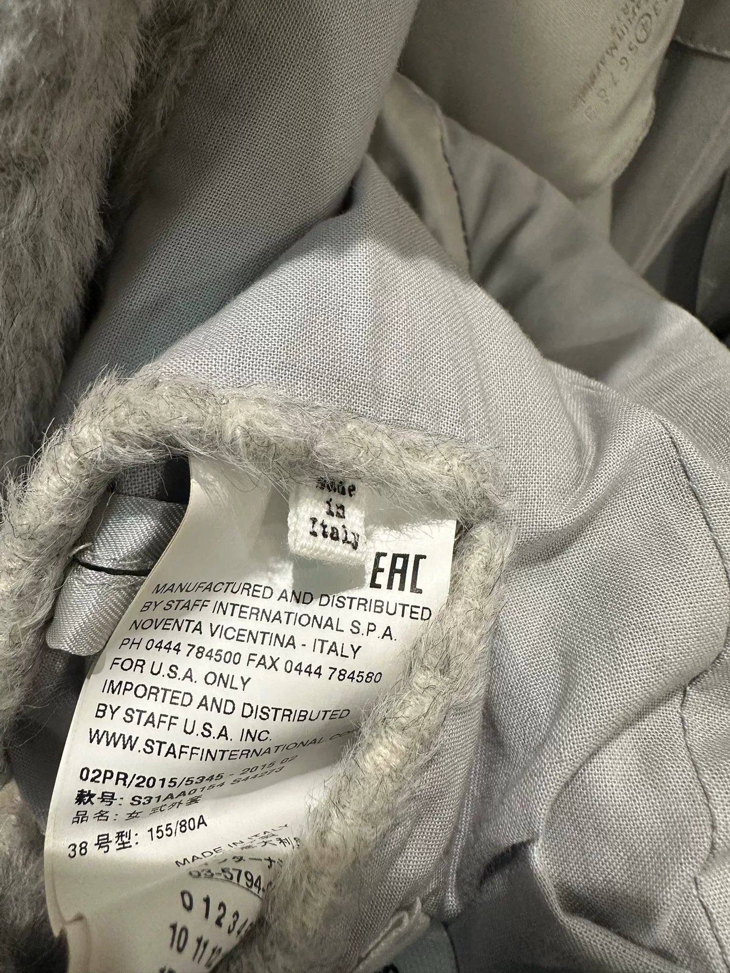 maison margiela gray oversized coat