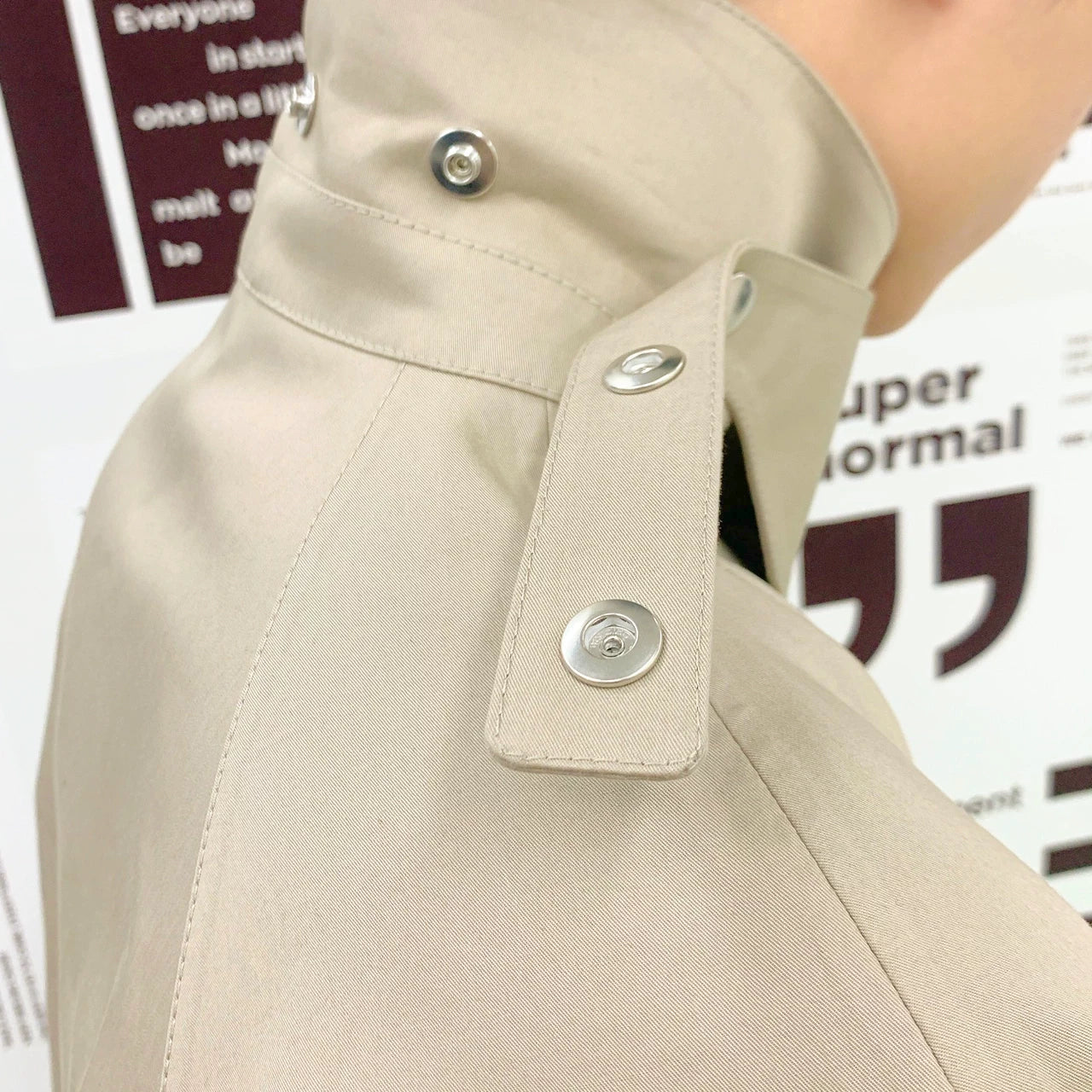 oamc midland jacket in beige color