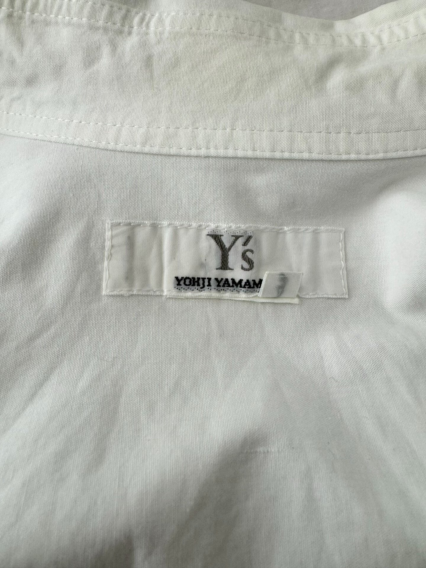 Yohji Yamamoto White Shirt Size 3