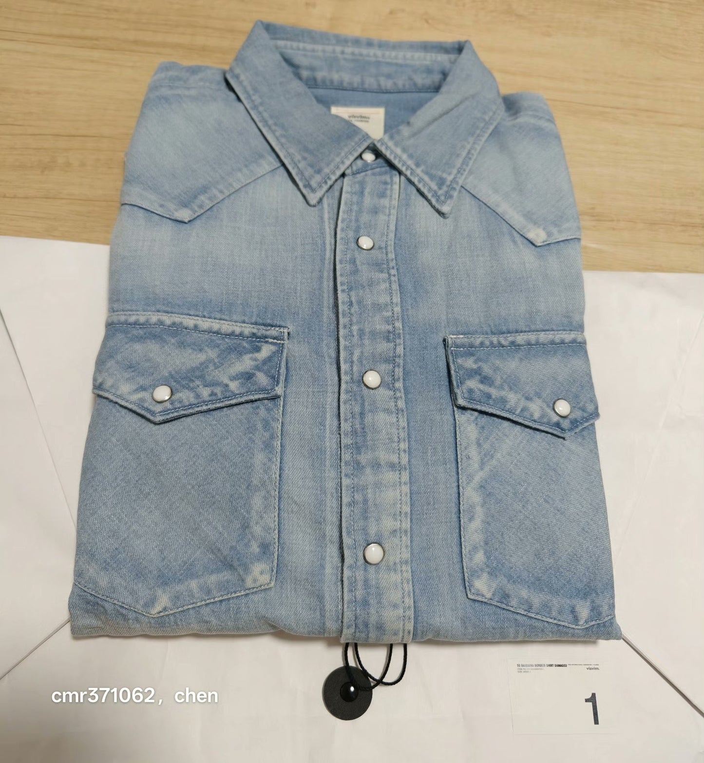 visvim 18SS Bandana Denim Shirt
