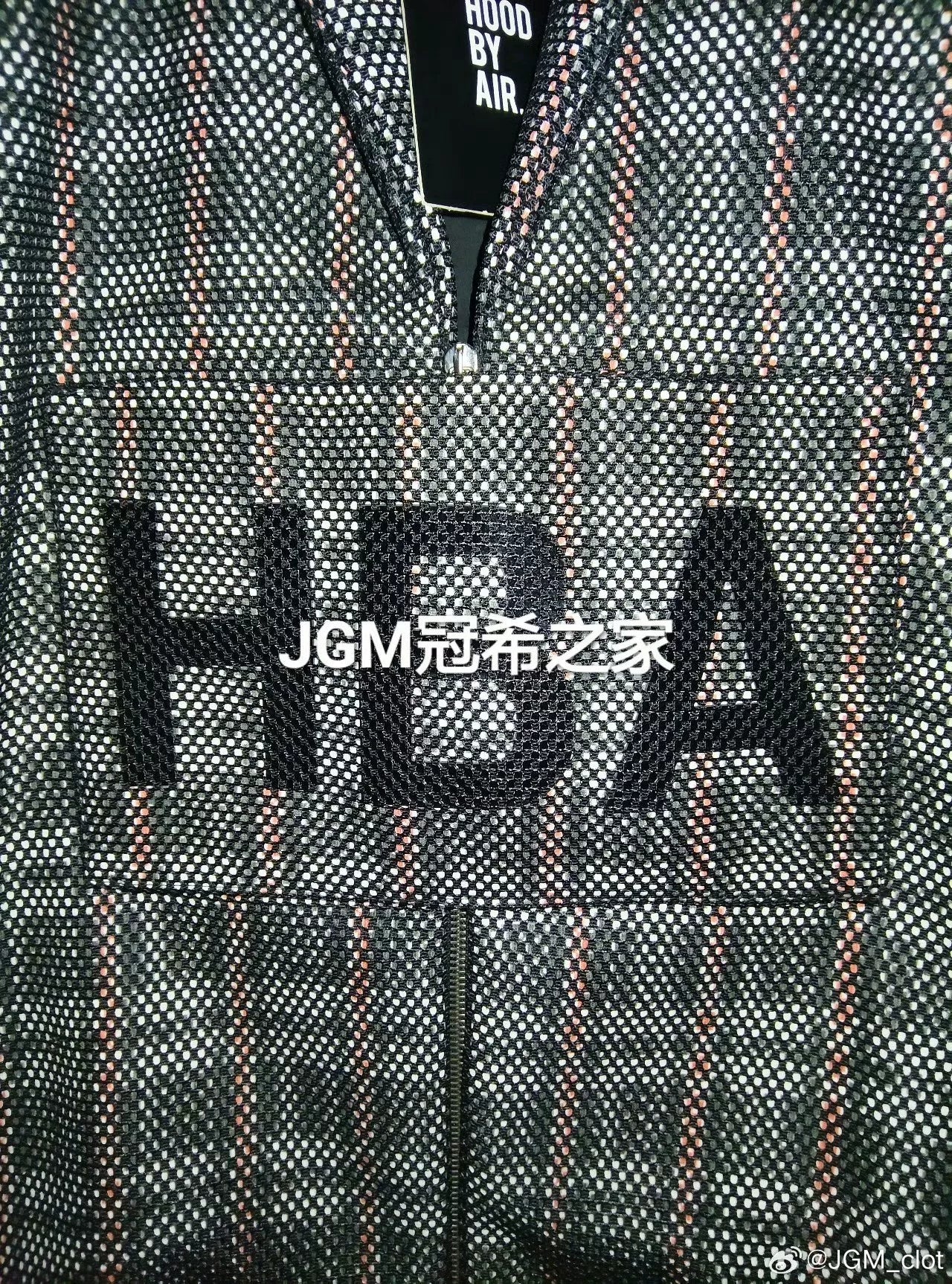 HBA 15FW Plaid Mesh Blazer