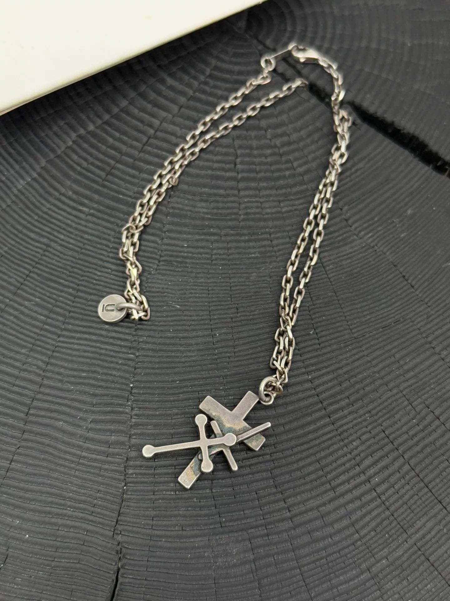 UNDERCOVER 02AW Triple Cross Necklace