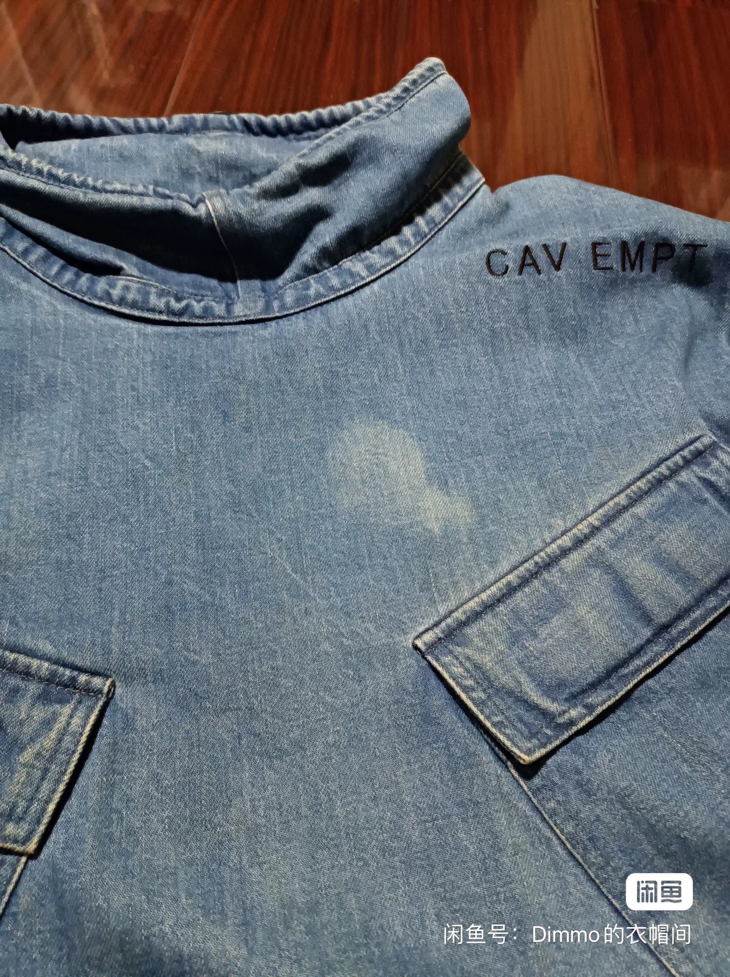 Cav Empt CE Wash Denim Pullover Jacket