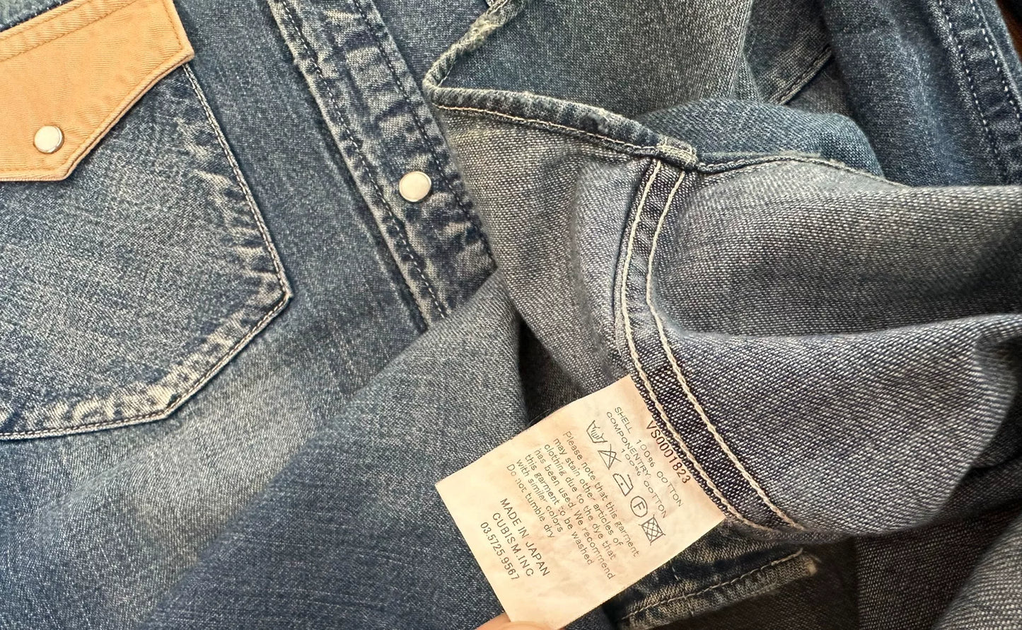 visvim ss picaro damaged denim shirt