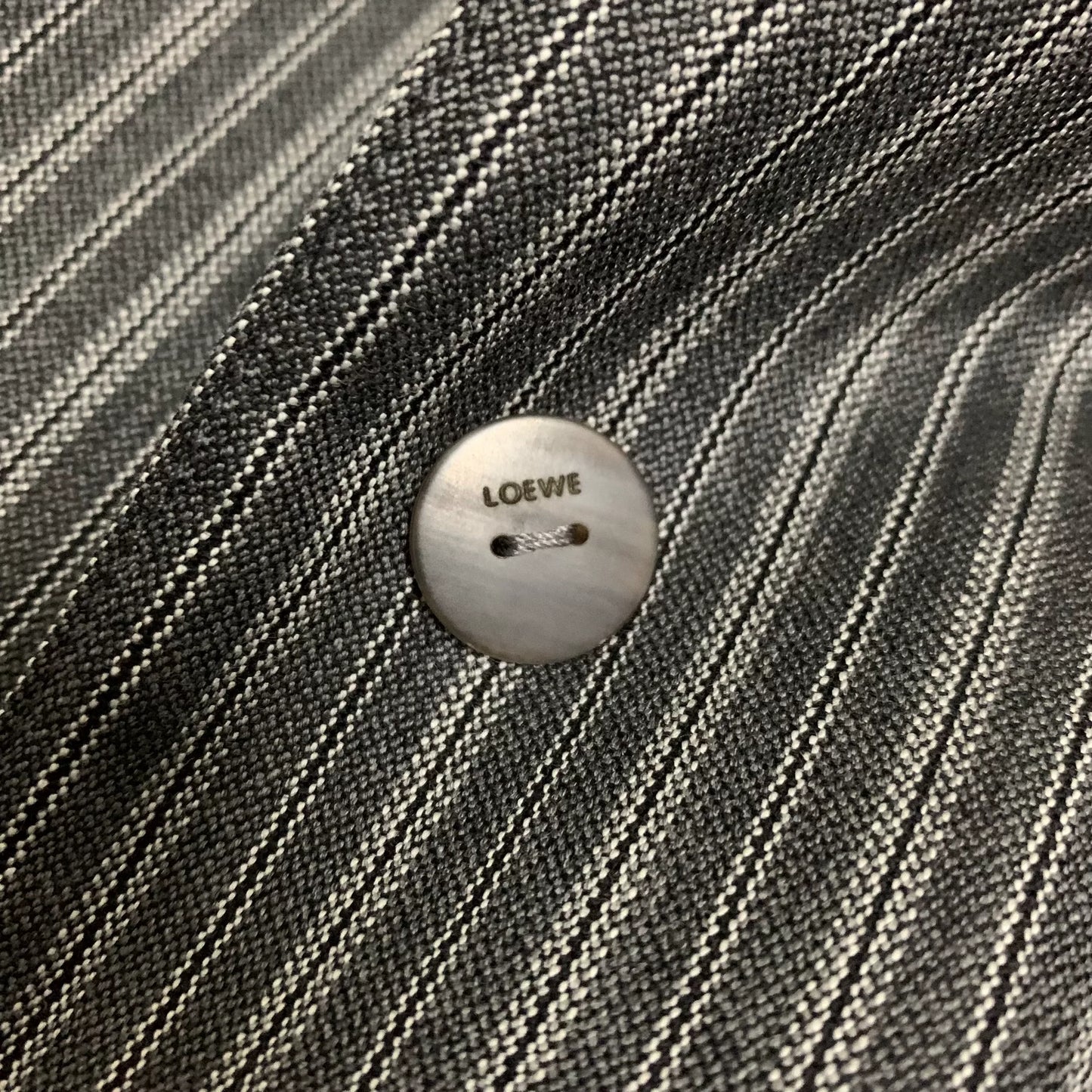 LOEWE Gray Wool Casual Blazer