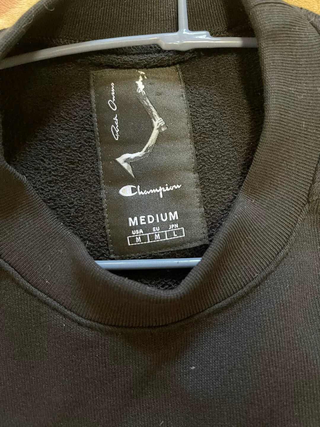Rick Owens X Champion Embroidered Pullover Sweatshirt