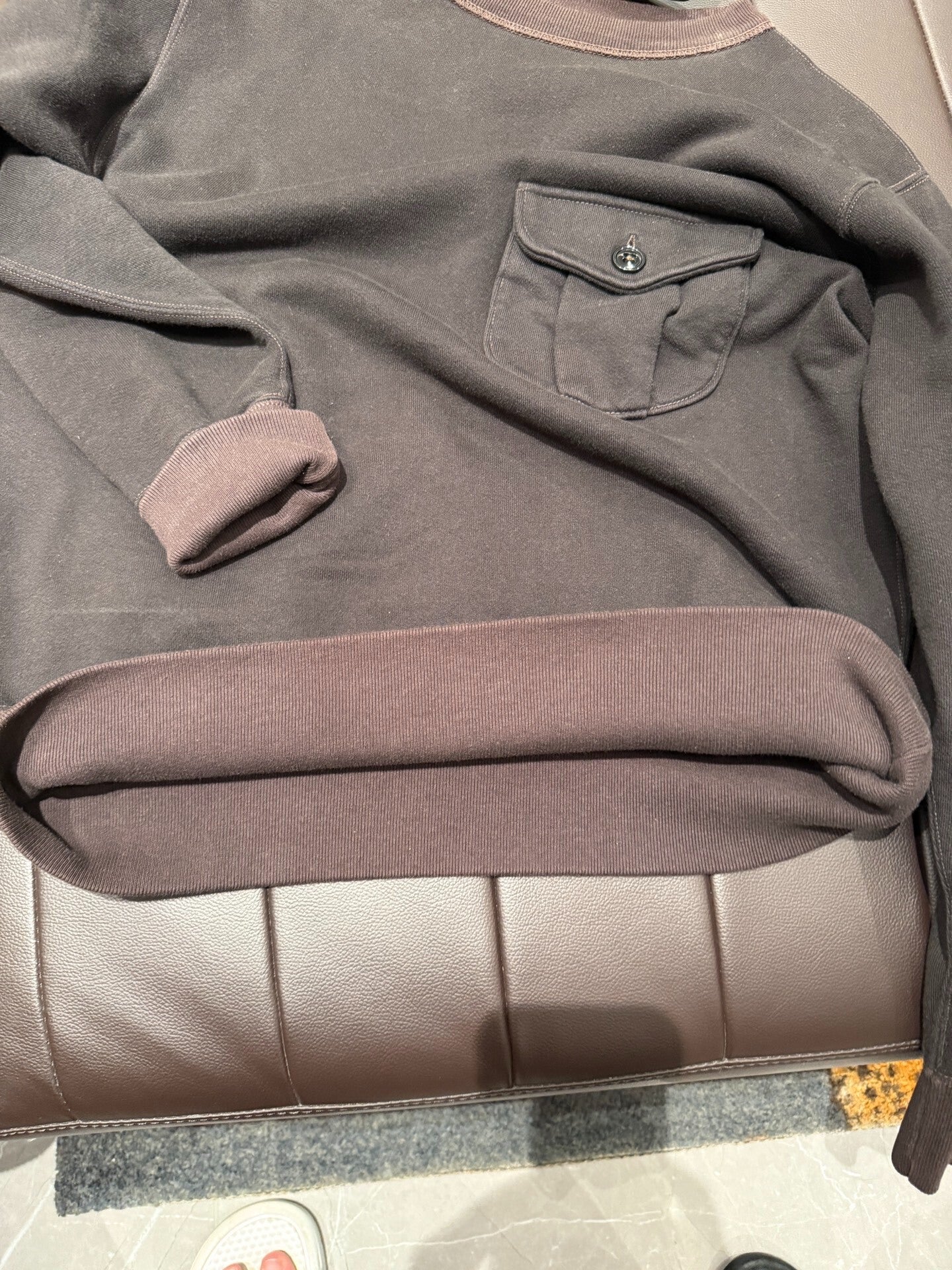Freewheelers Pocket Sweatshirt in Cotton