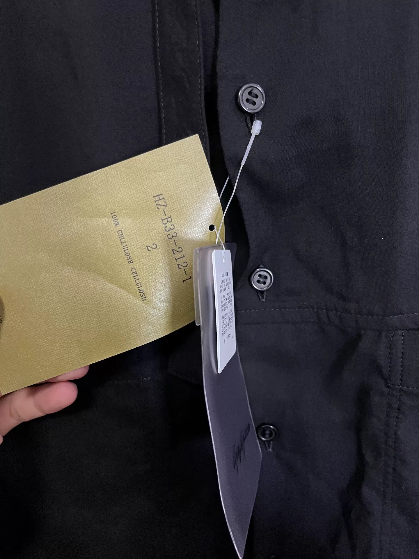 Yohji Yamamoto Asymmetrical Collar Shirt