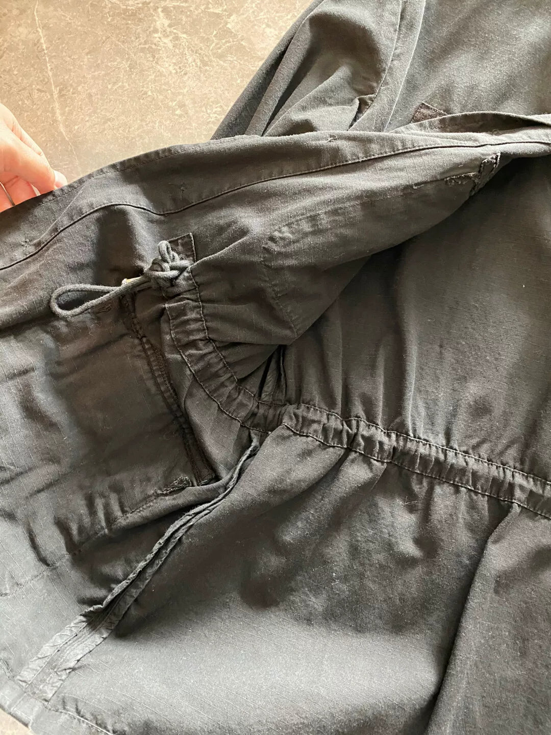 black military style M65 jacket