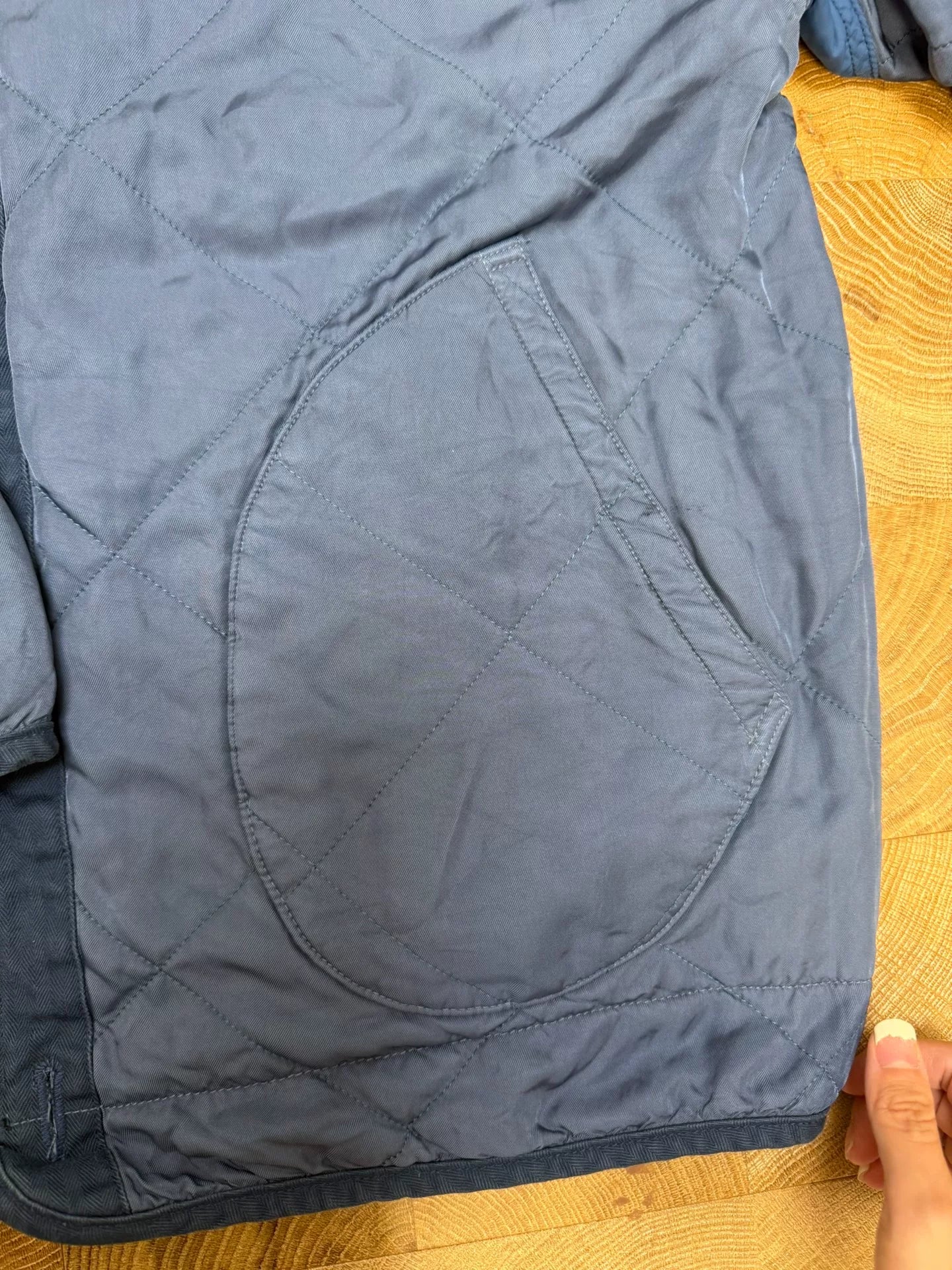 visvim iris liner jkt 23ss blue