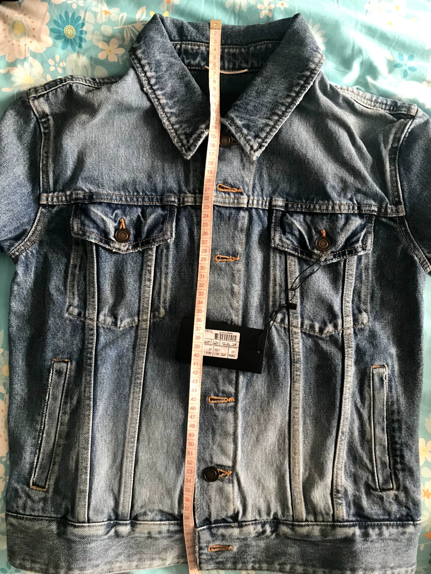 Saint Laurent Washed Denim Jacket