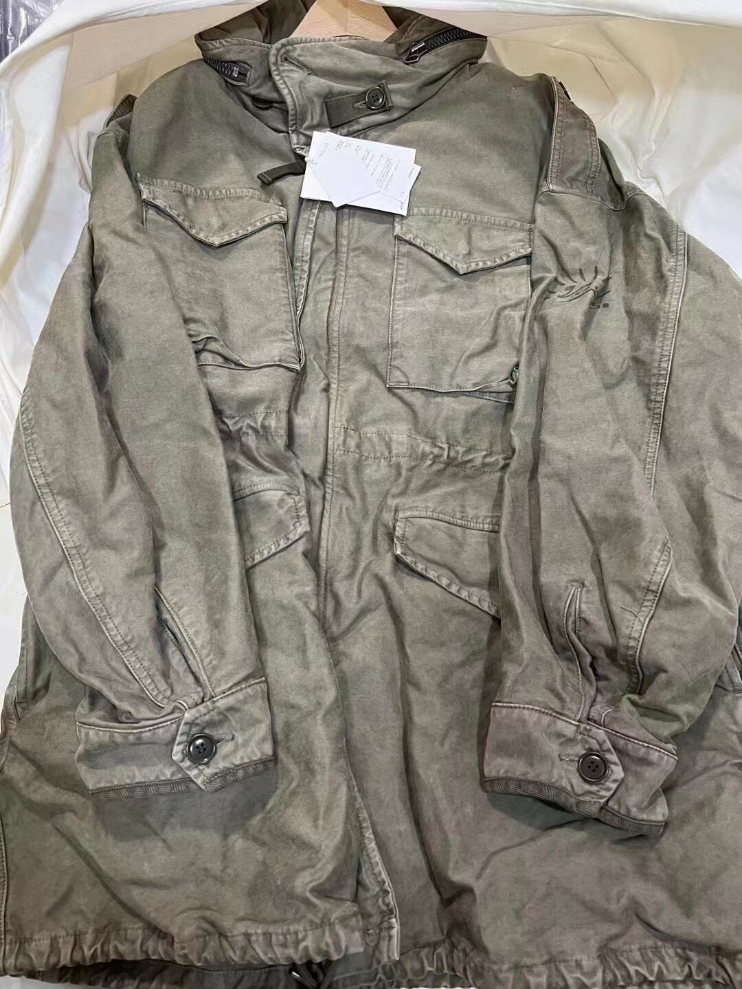 visvim 20SS Bickle Damaged Cargo Jacket