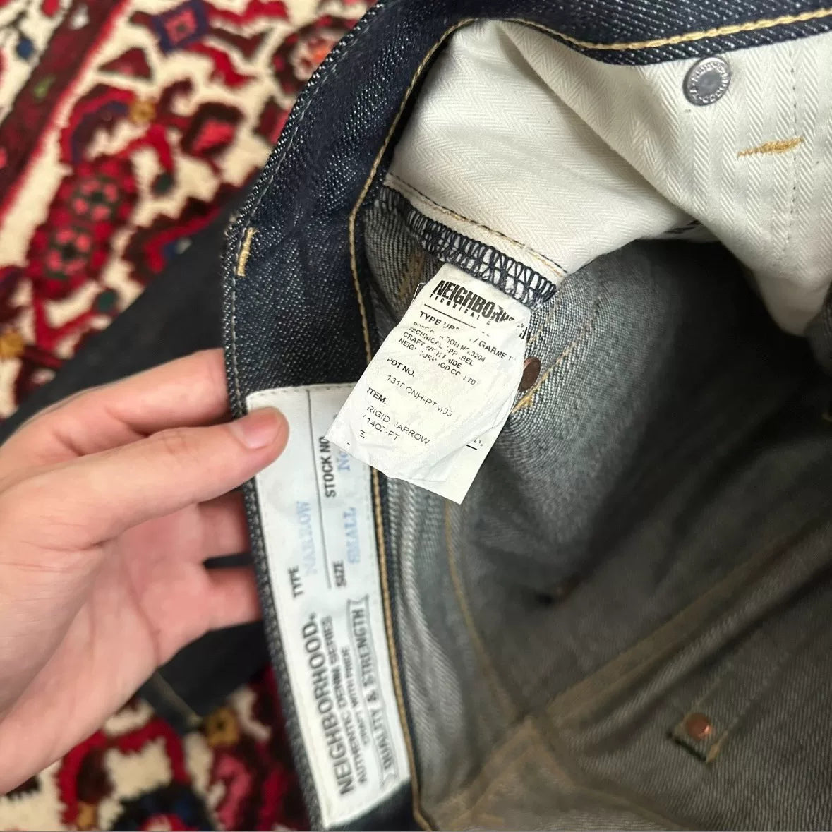 neighborhood nbhd narrow denim jeans size S