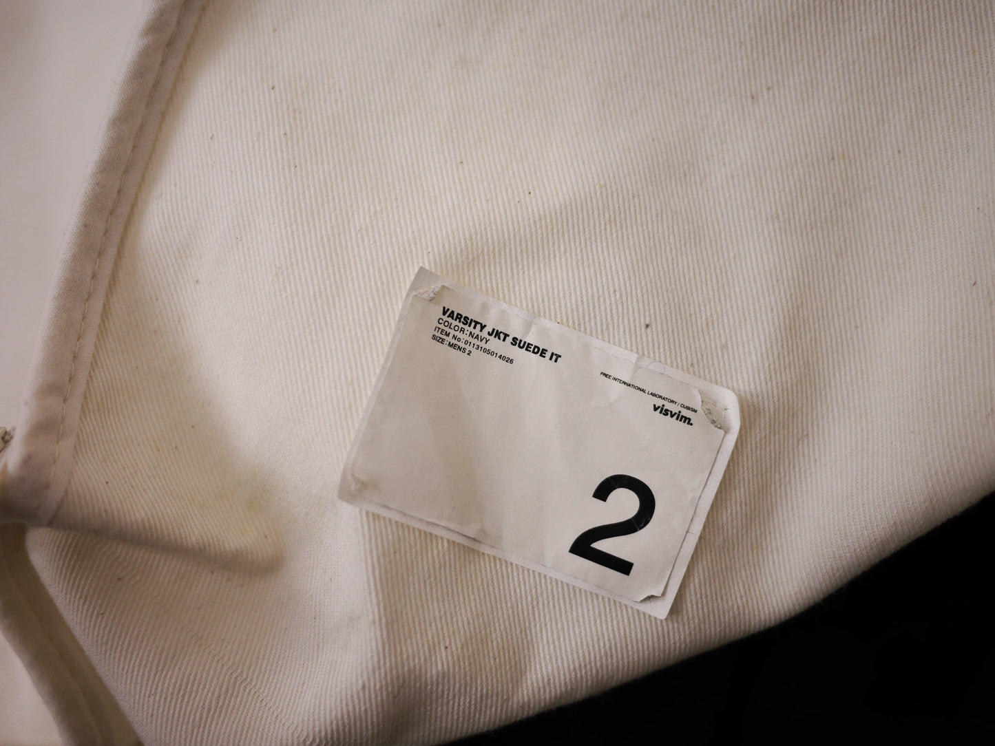 visvim varsity suede jacket size 2