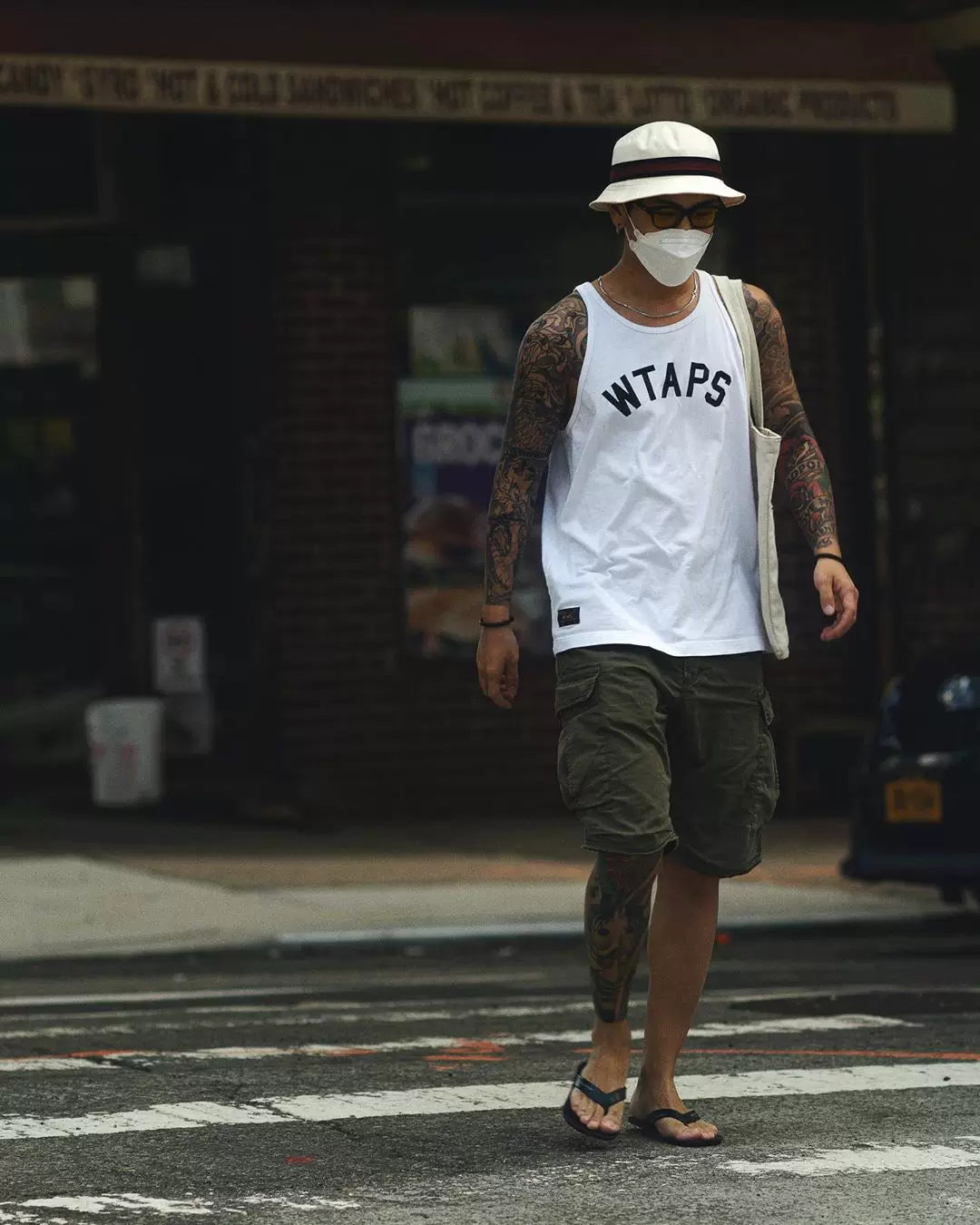 Descendant D-65M Satin Shorts in Olive Green