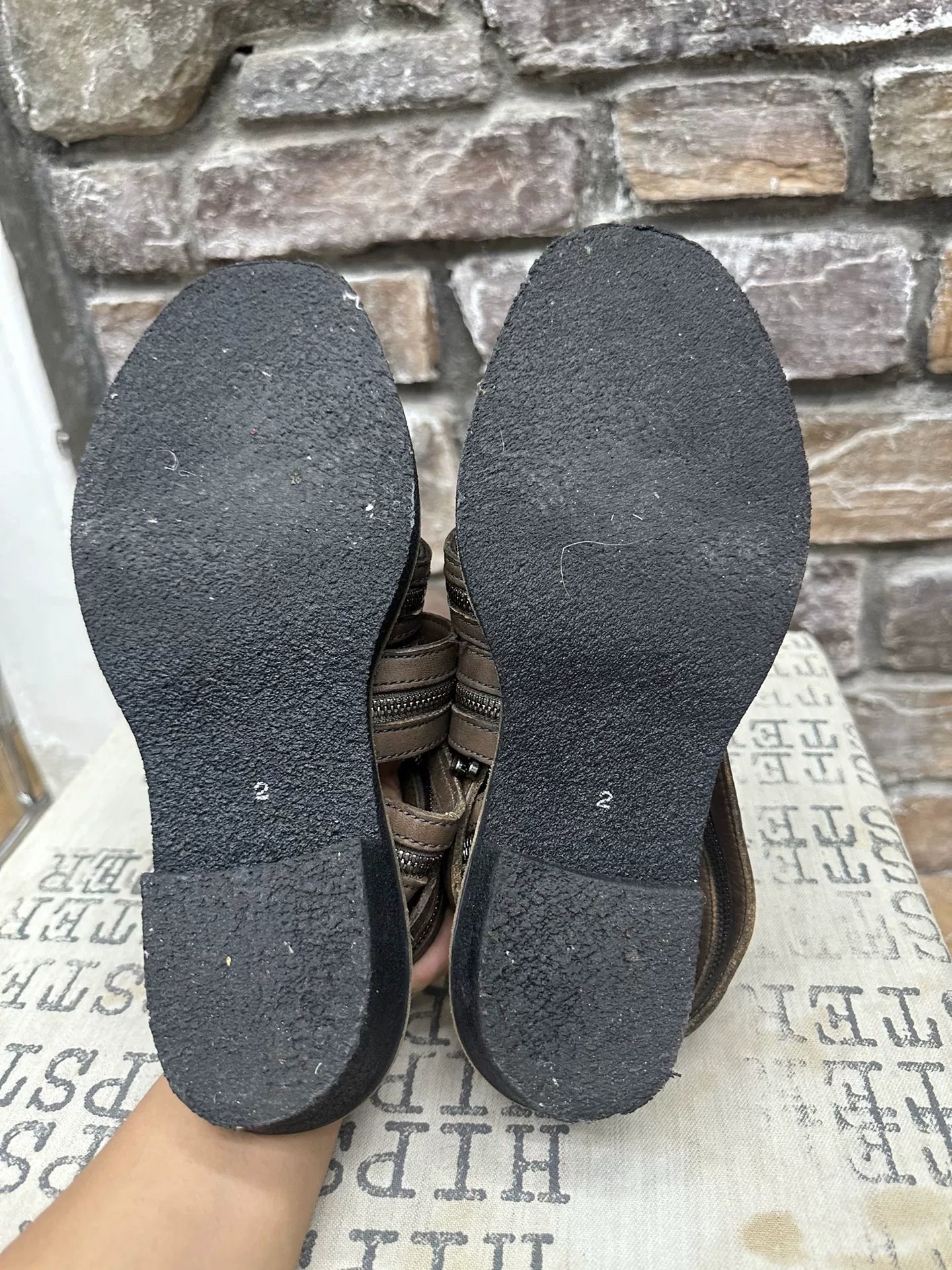 Julius Zipper Strap Sandals