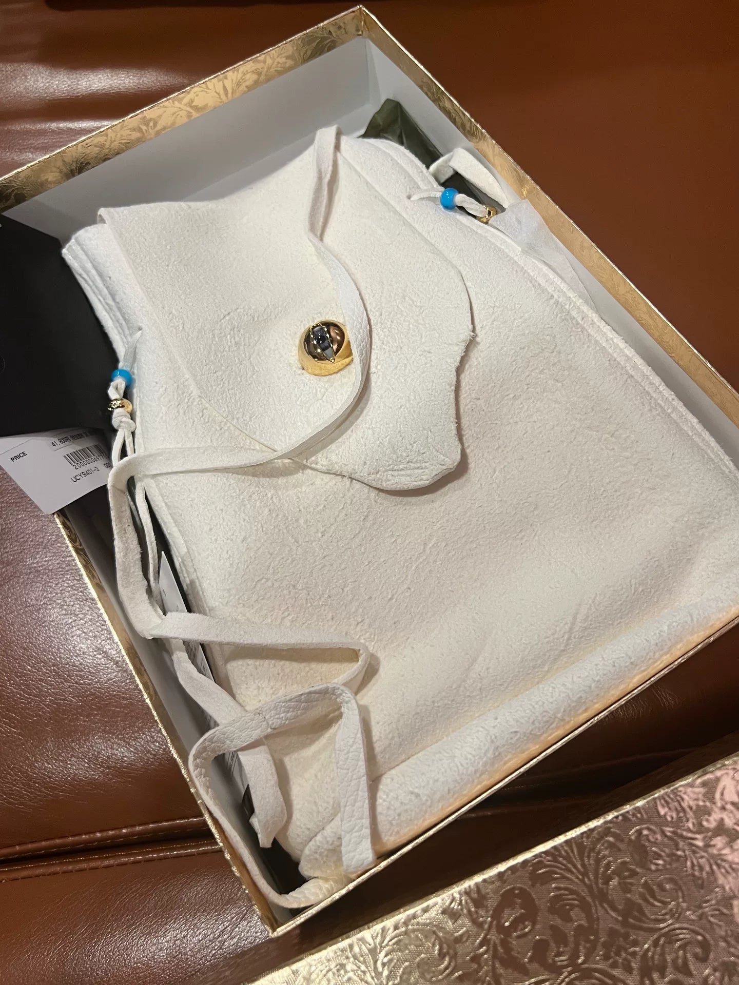 Undercover White Deer Leather Bag