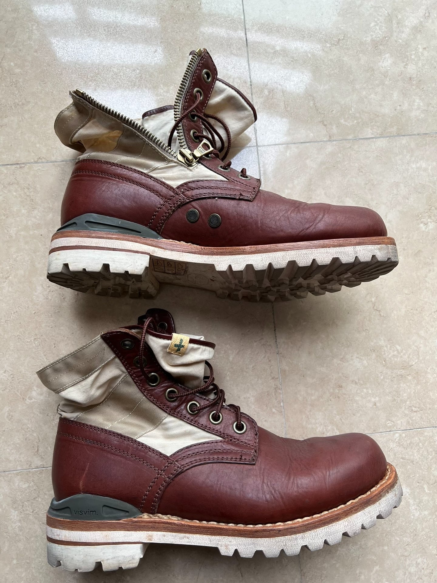 Visvim 7HOLE 73-FOLK Military Boots