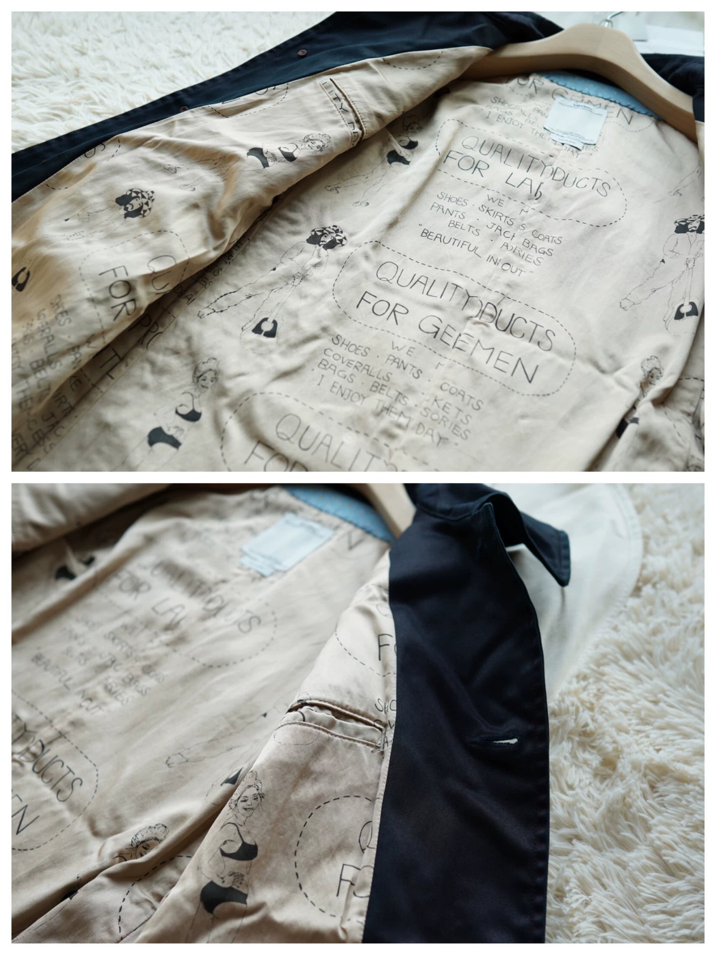 visvim Herge Coat Indigo Overdye Isetan Limited