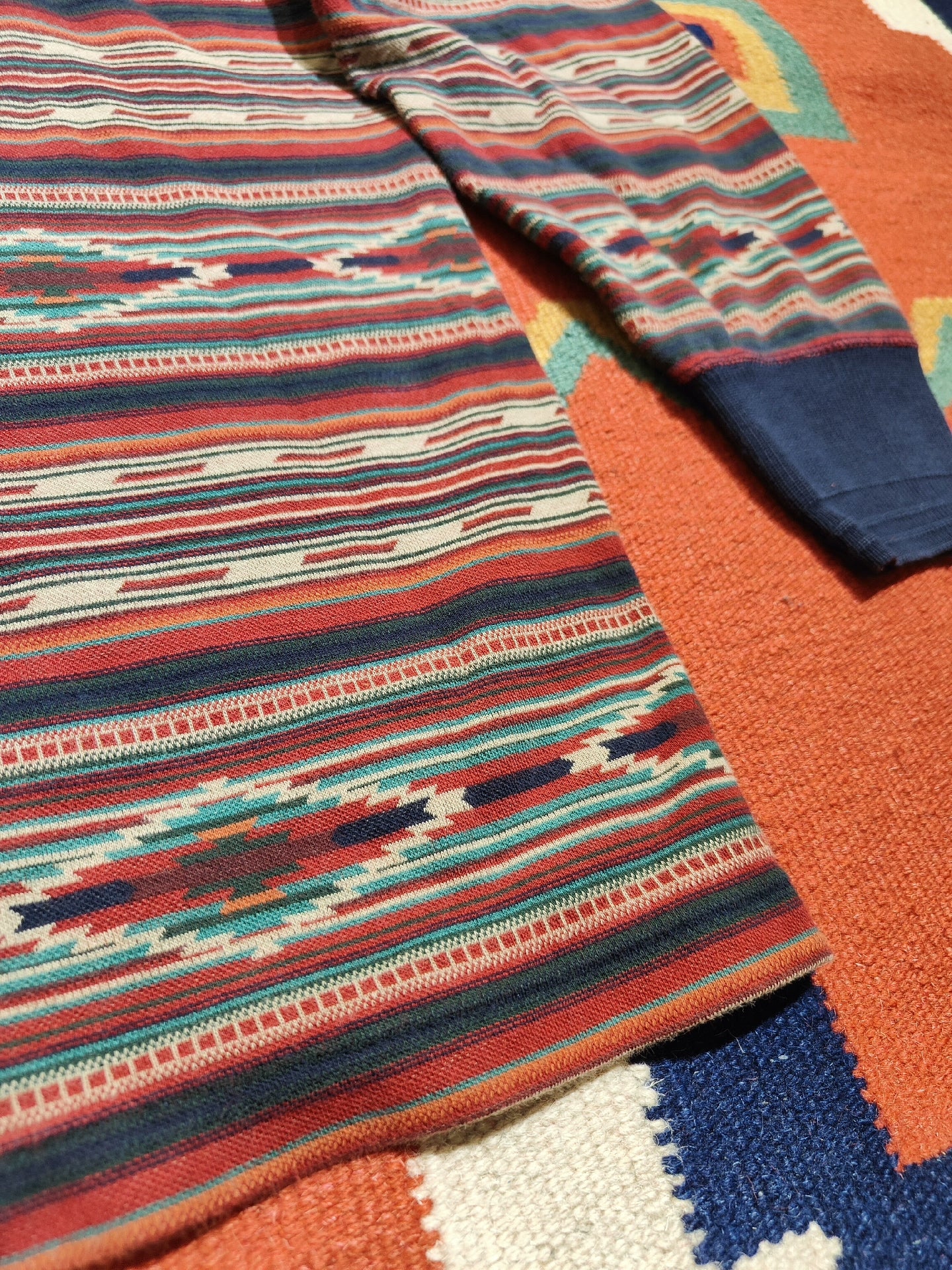Vintage RRL Southwestern Henley Sweater