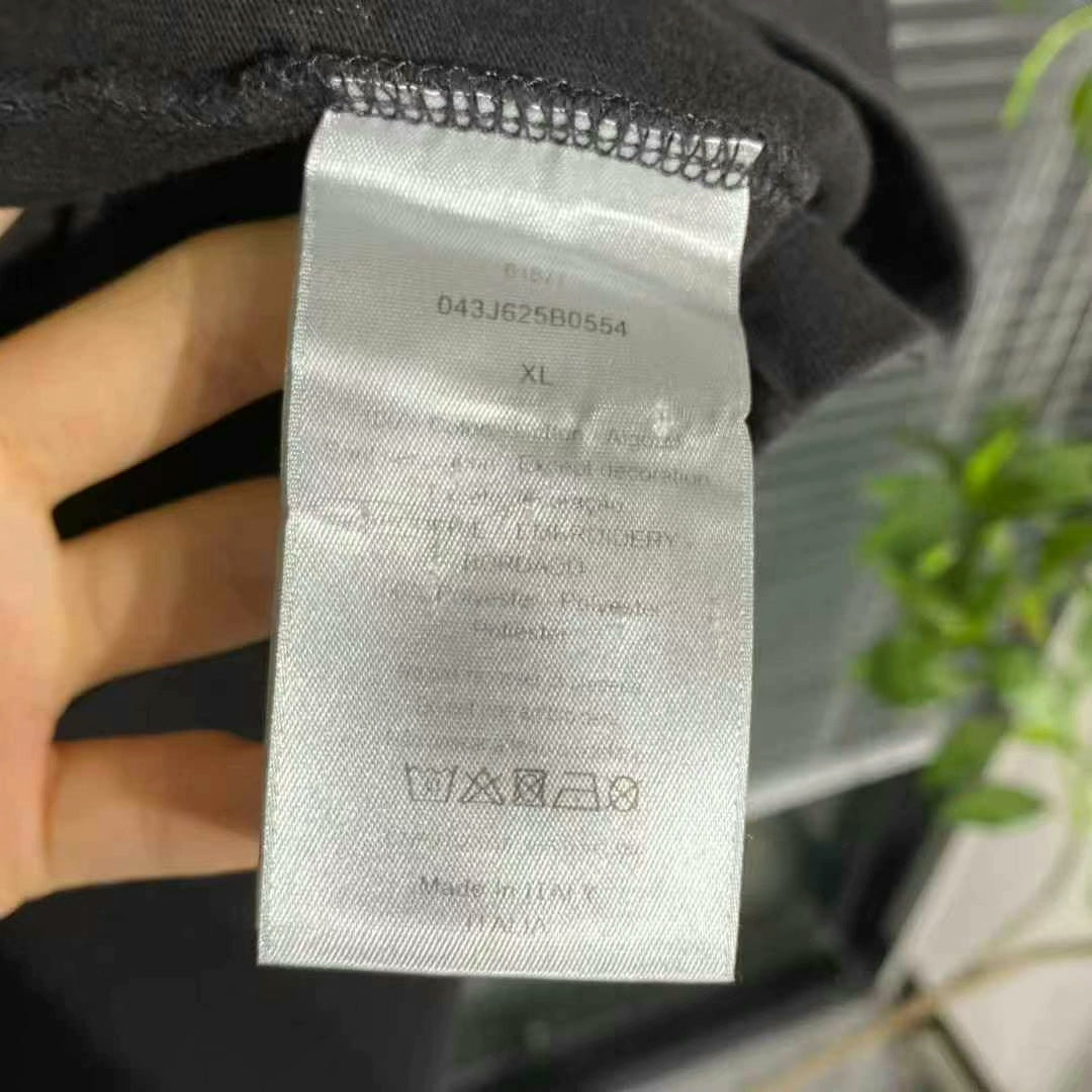 dior short sleeve logo t-shirt