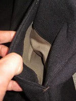 navy wool trousers by freewheelers 1913