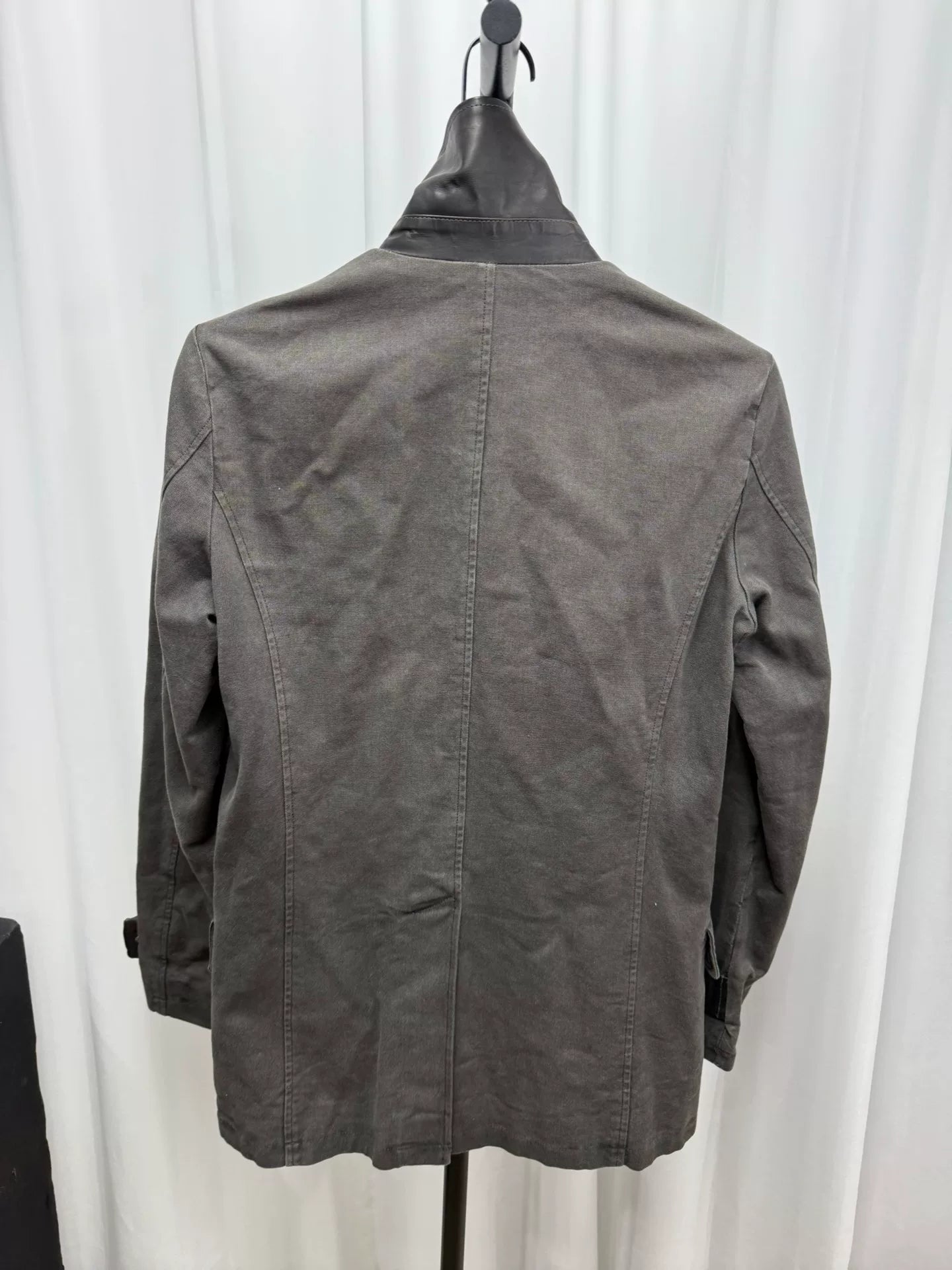 Backlash 拼皮水洗夹克 with Leather Details