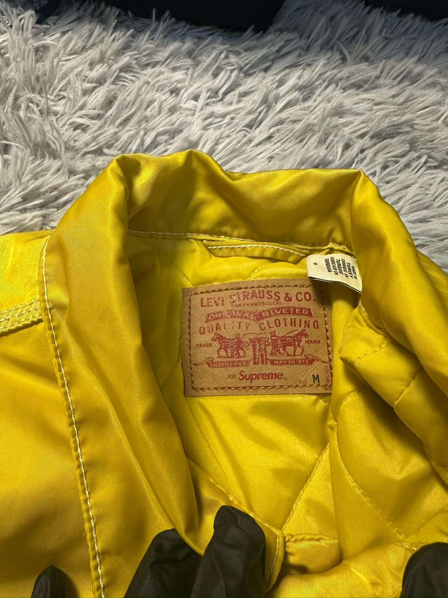 Supreme x Levi's Jacket Yellow