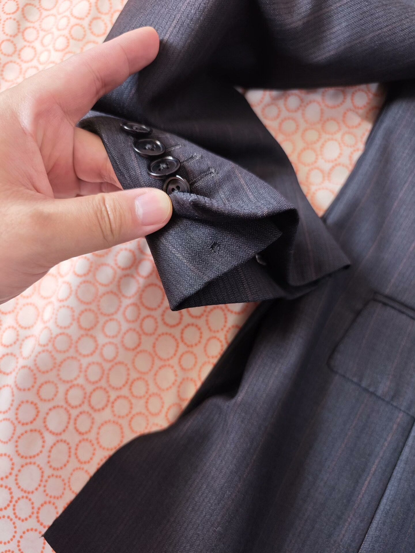 Zegna Trofeo Wool Blazer with Stripes