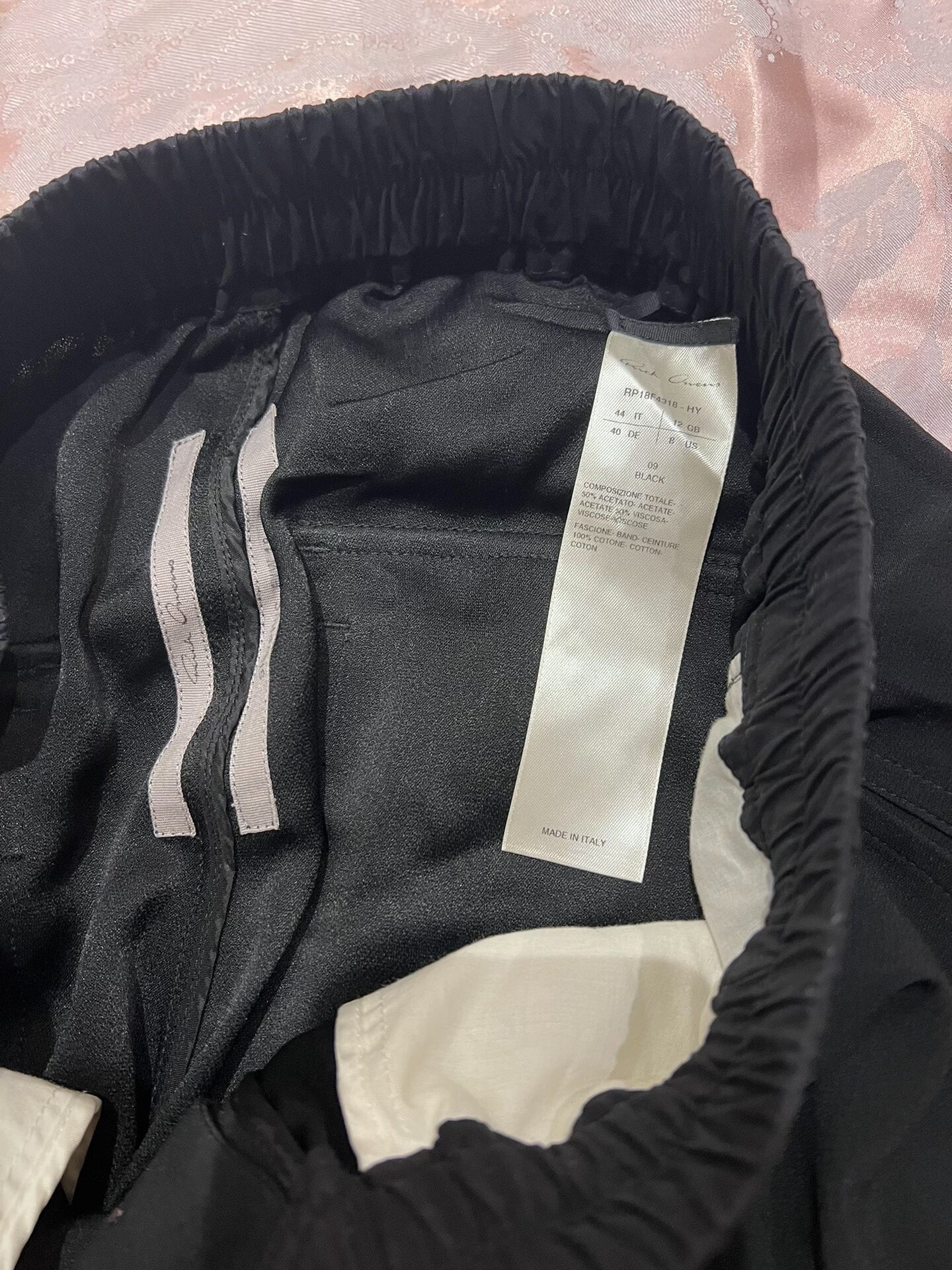 rick owens stylish cropped pants for men